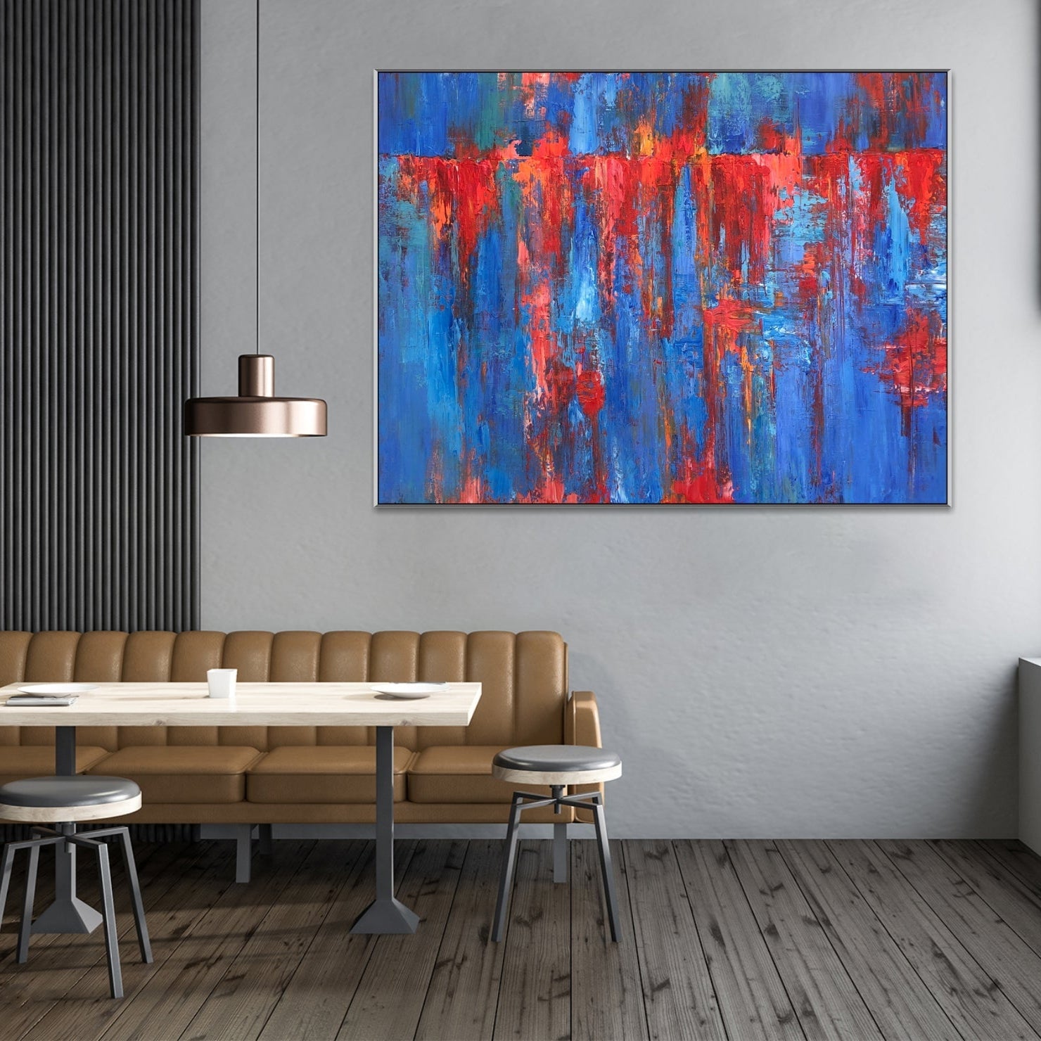 BLUE BLAZE 40"x54"