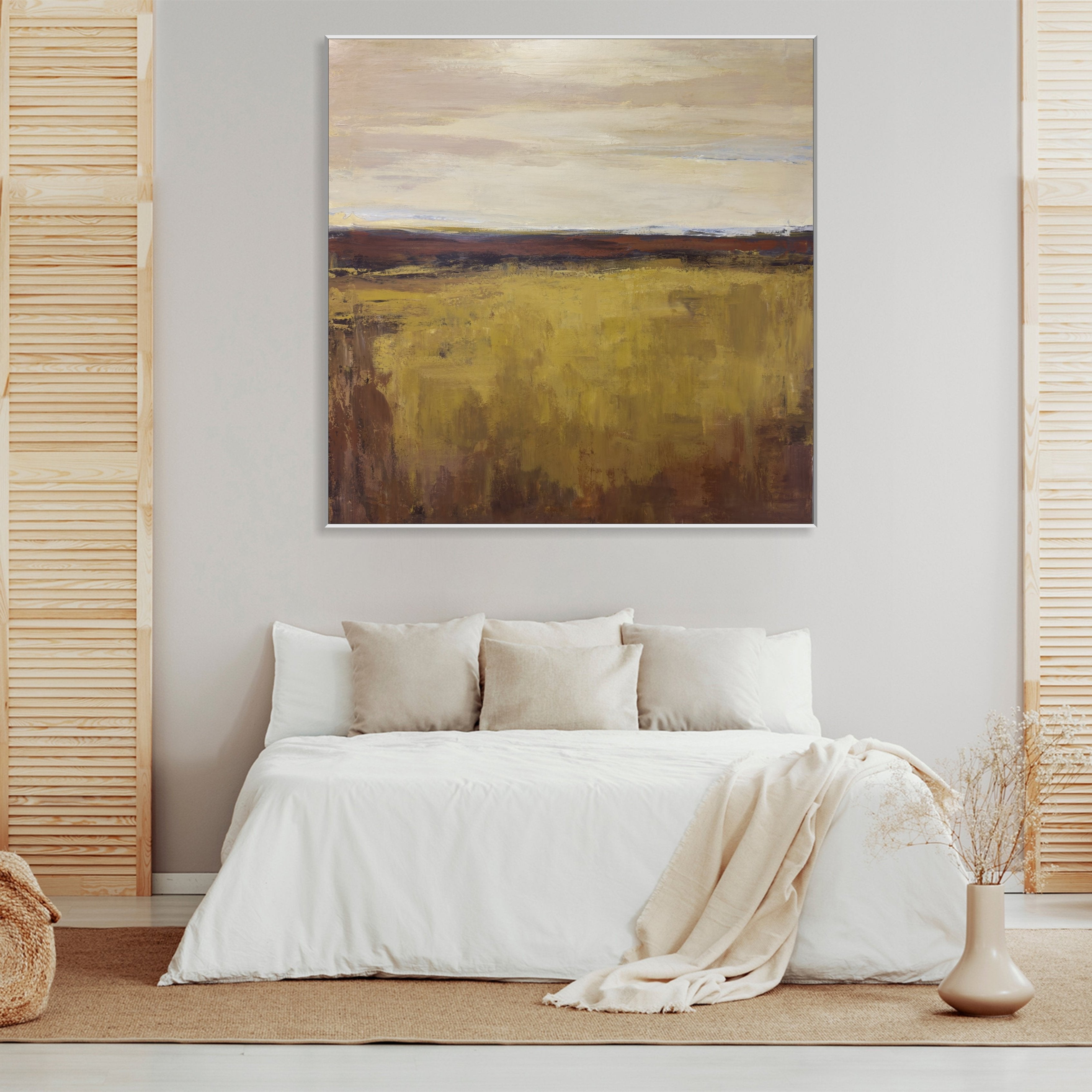 GOLDEN FIELDS 40"x40"