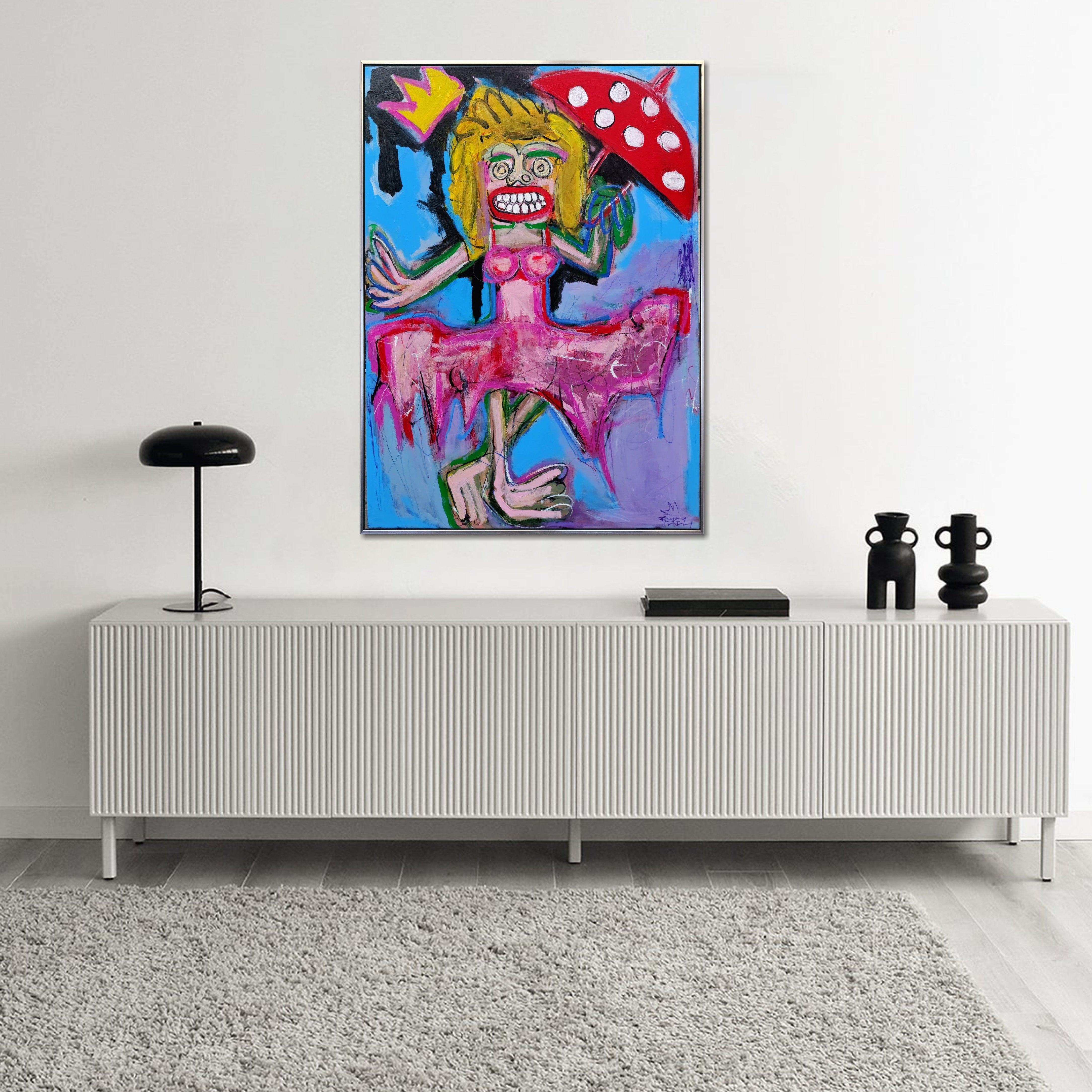 GRAFFITI QUEEN 46.1"x36.2"