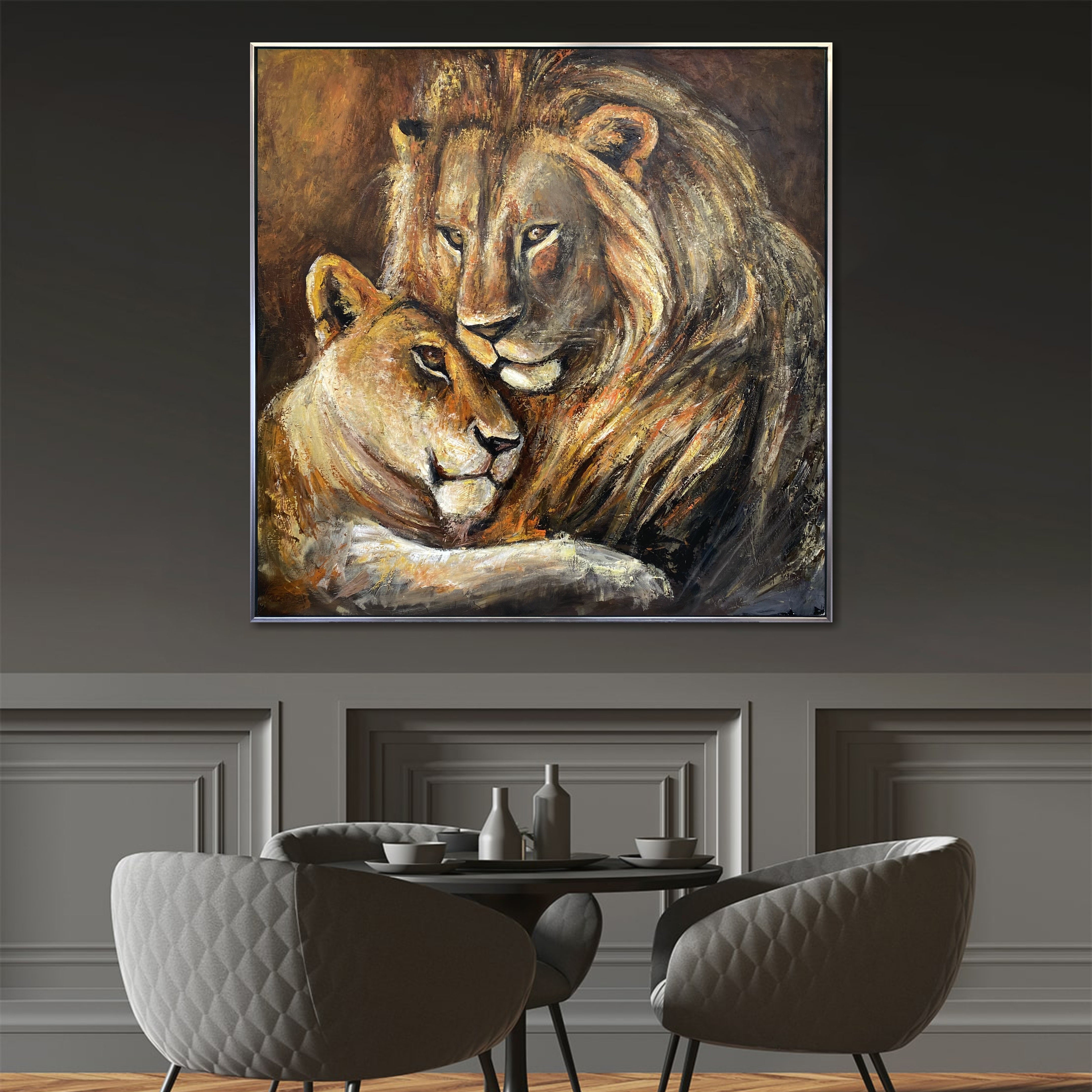 KING & QUEEN 46"x46"