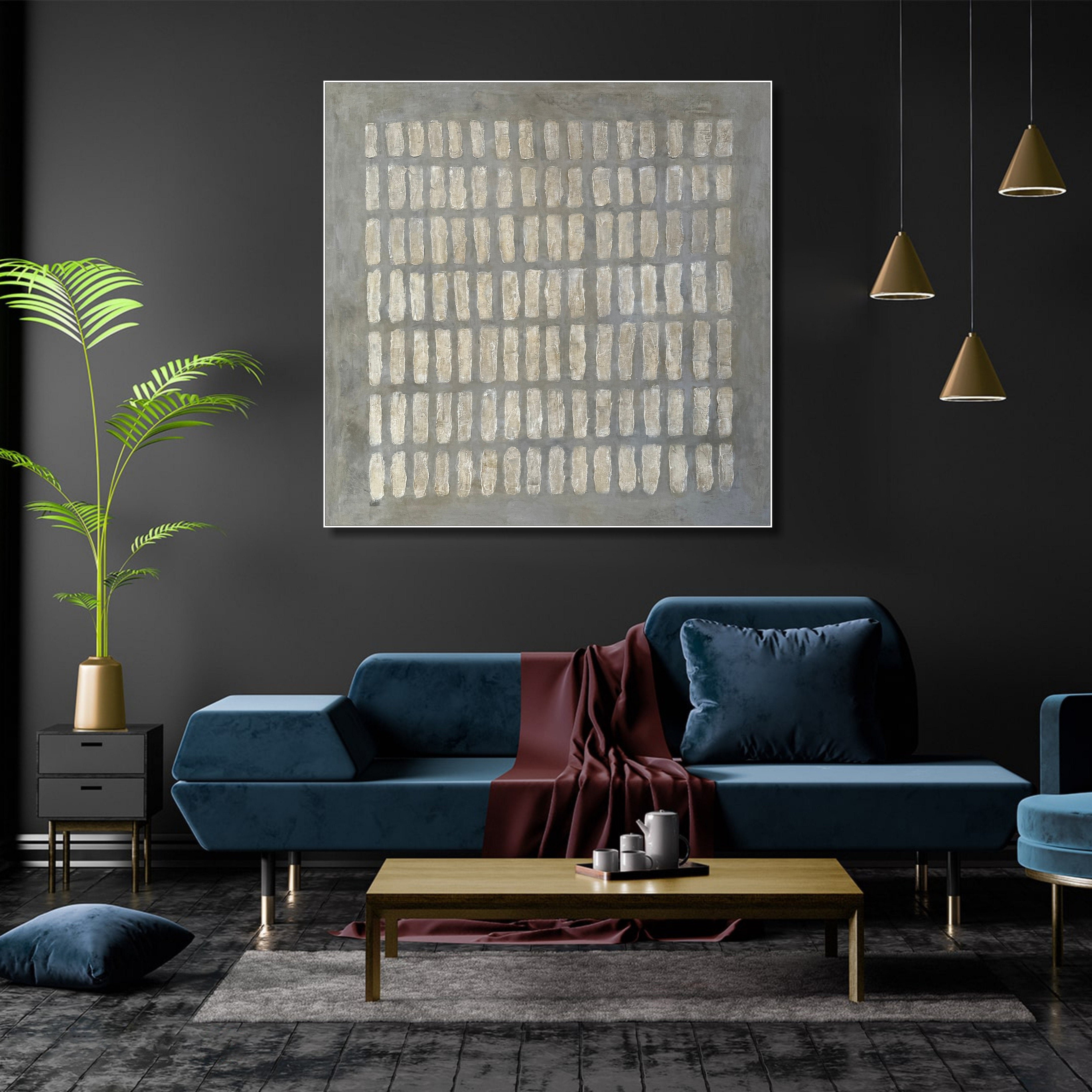 Abstract geometric minimalism paintings NORDIC NICHE