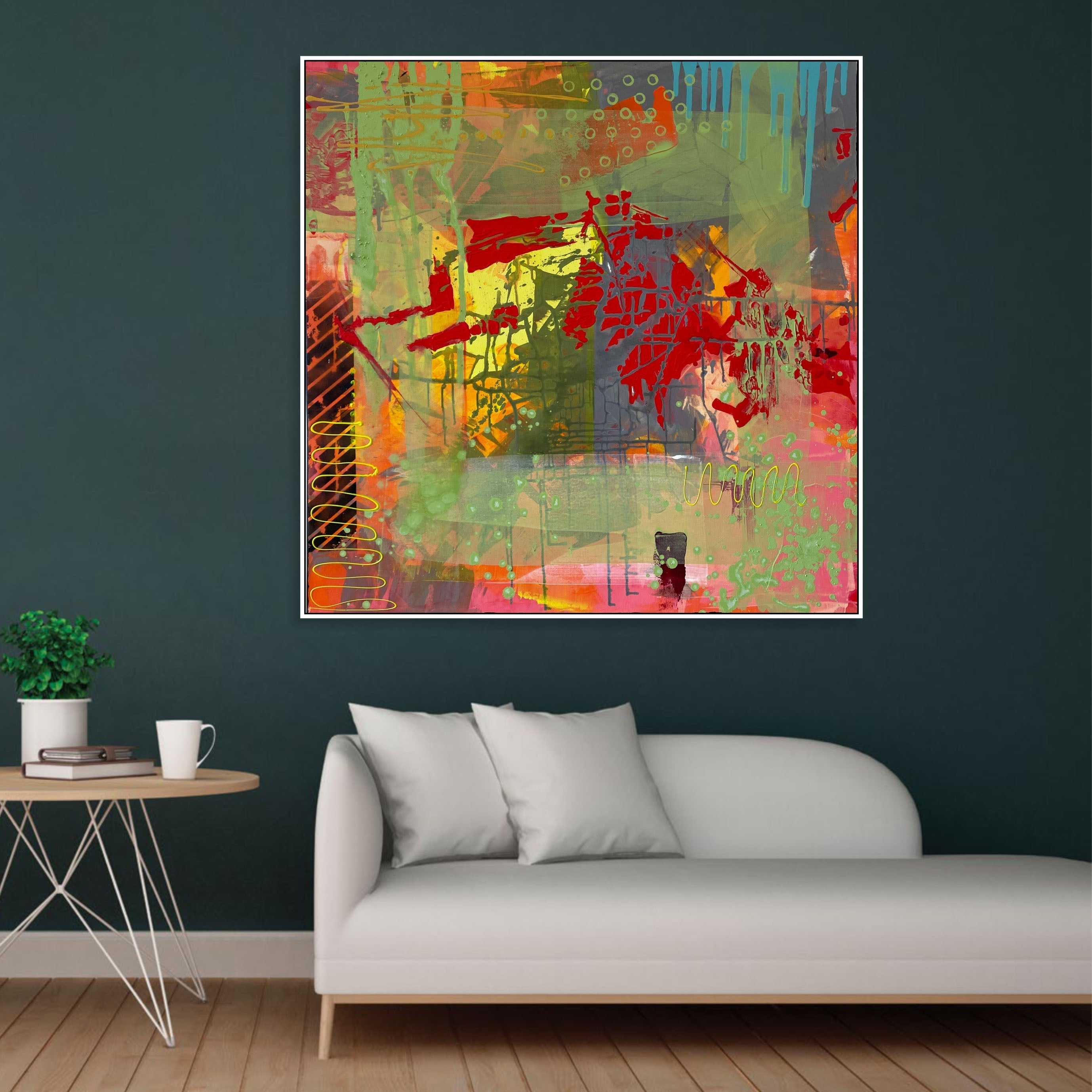 VIBRANT DISARRAY 39.4"x39.4"