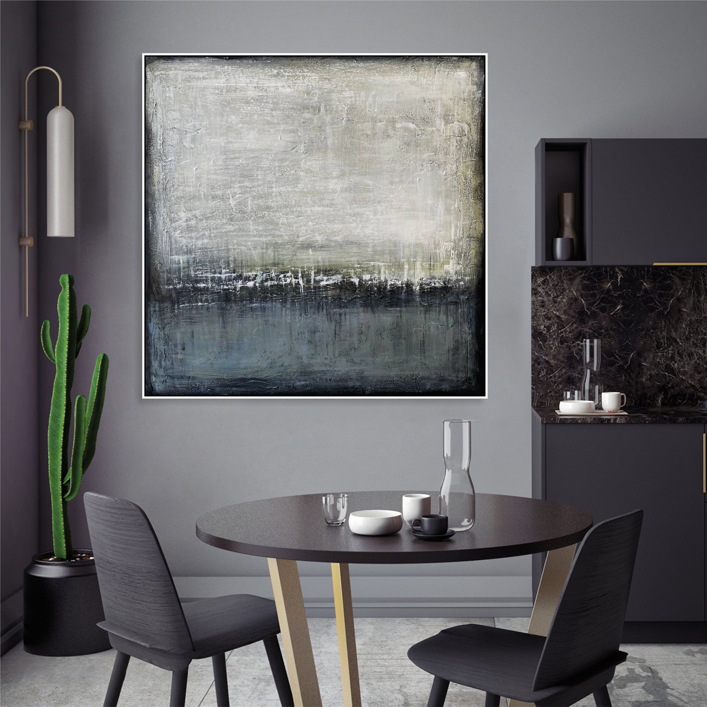 GREY SERENITY 32"x32"