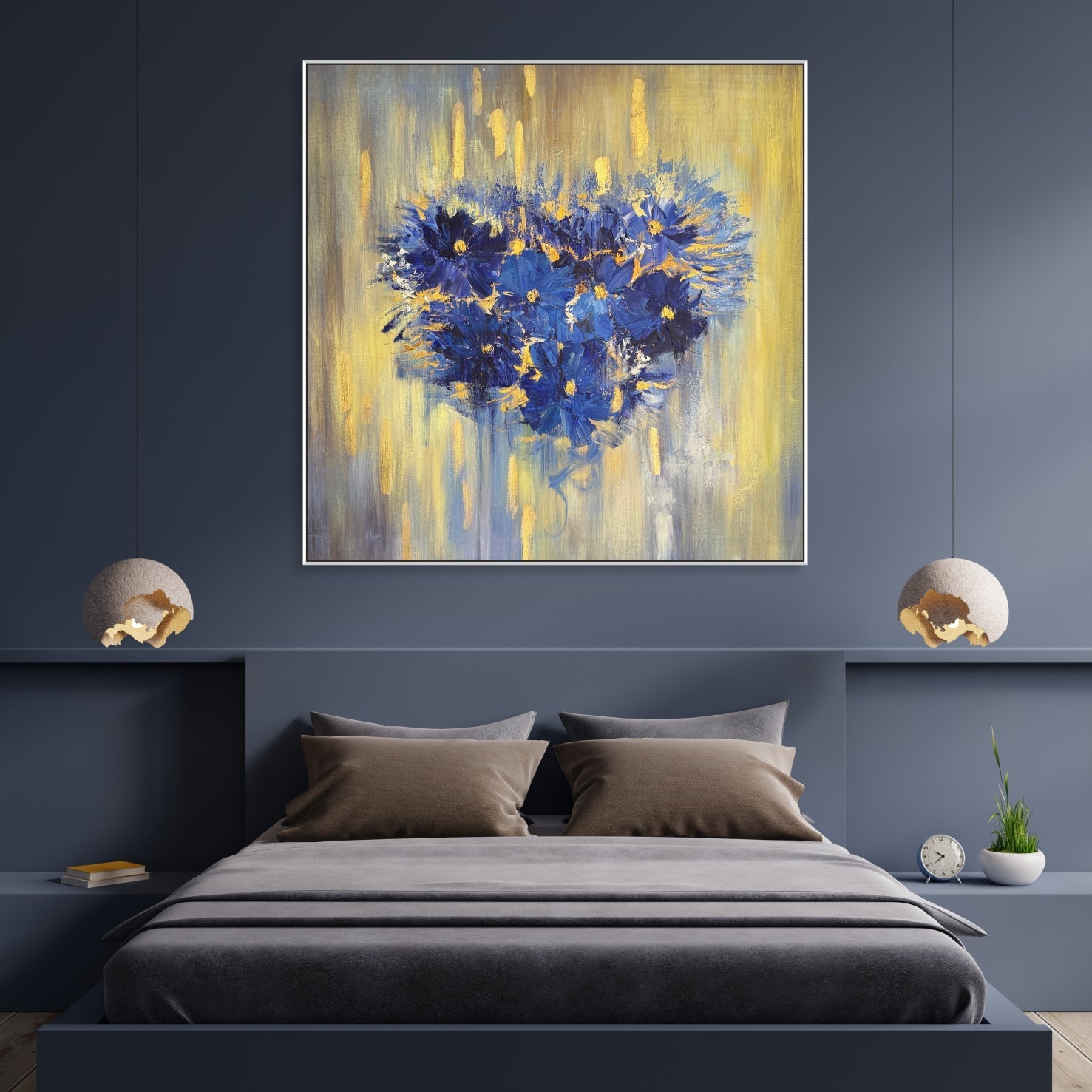 FLOWER HEART 40"x40"