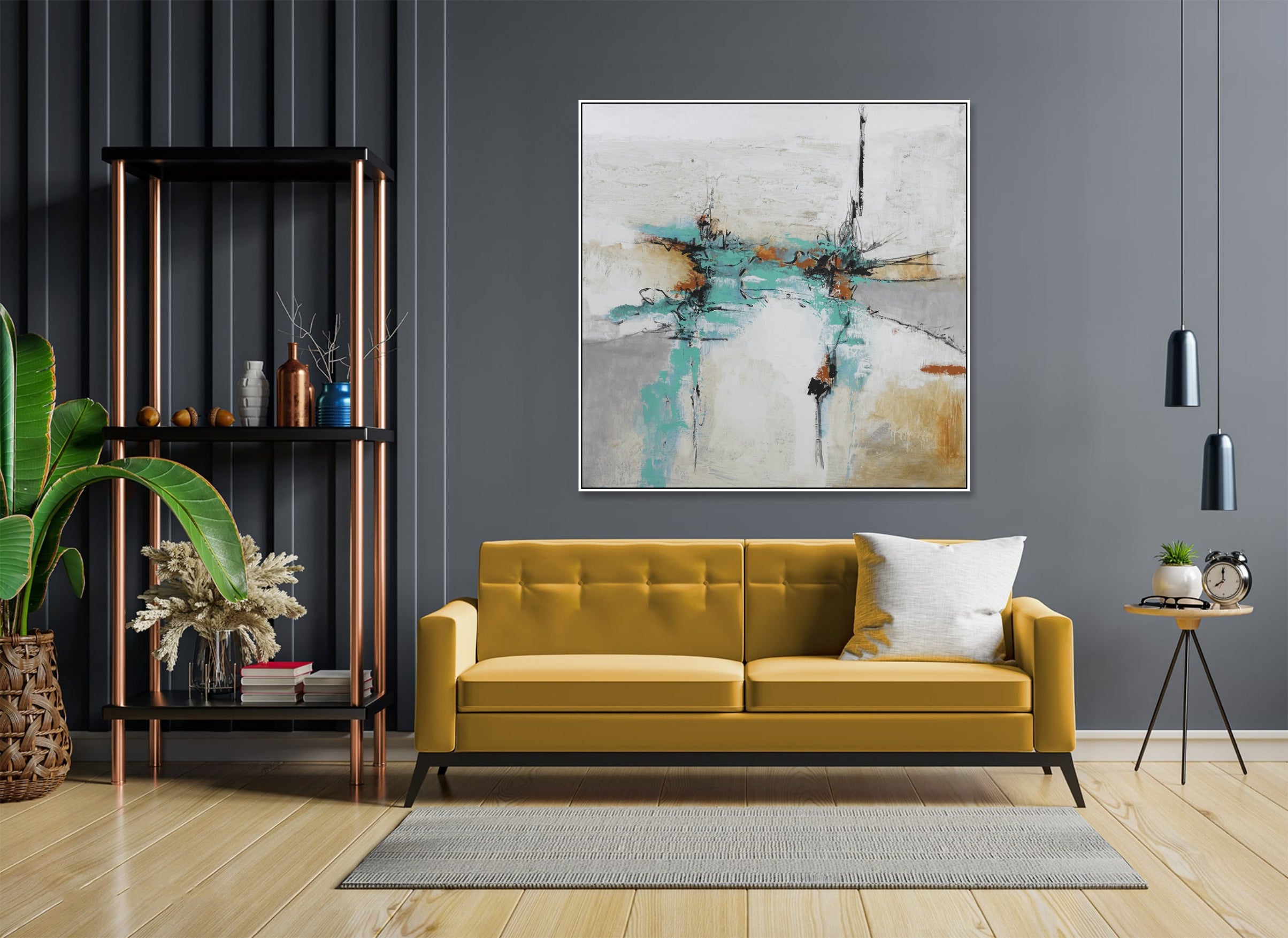 Modern wall art AQUA DYNAMICS
