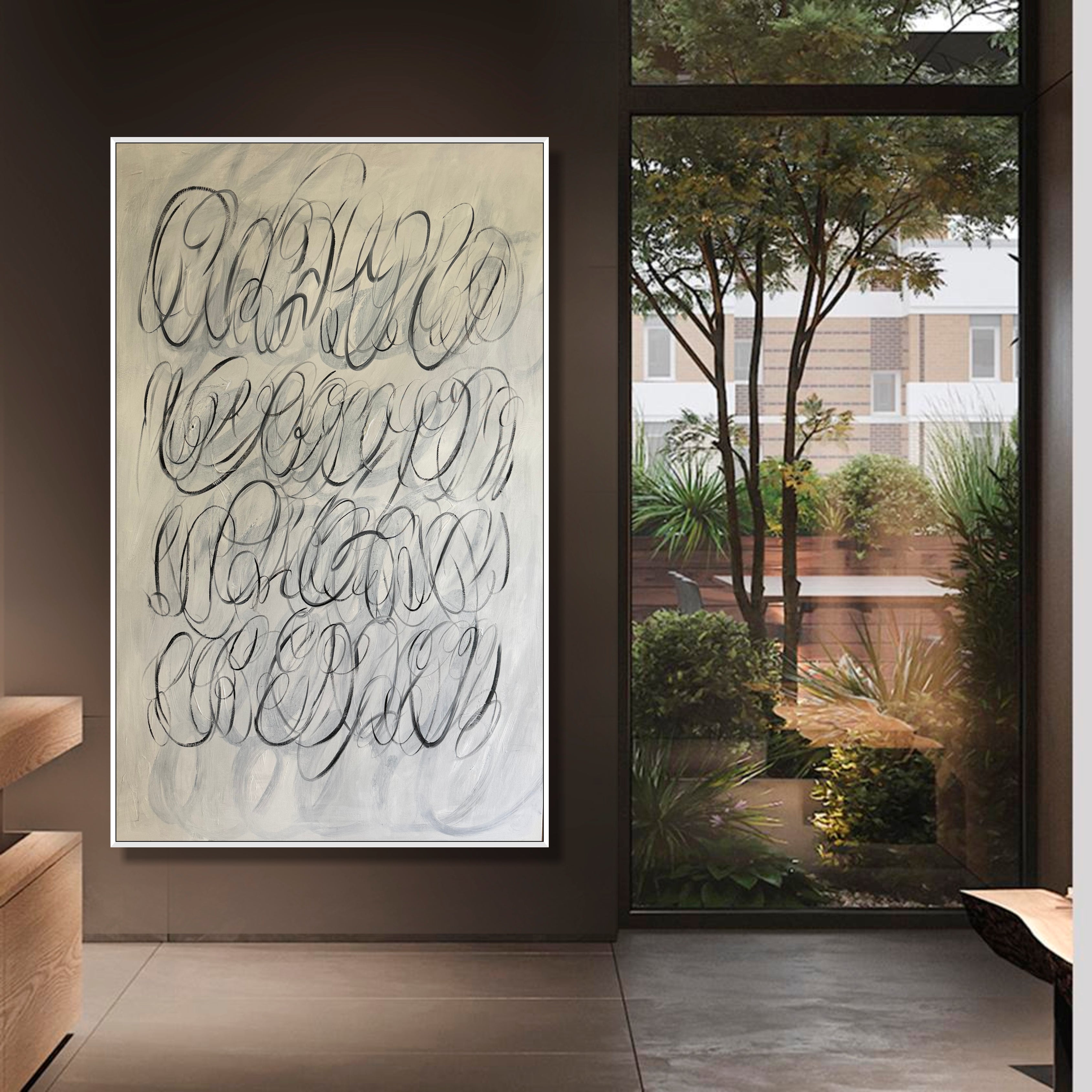 MONOCHROME WHISPERS 64"x38"