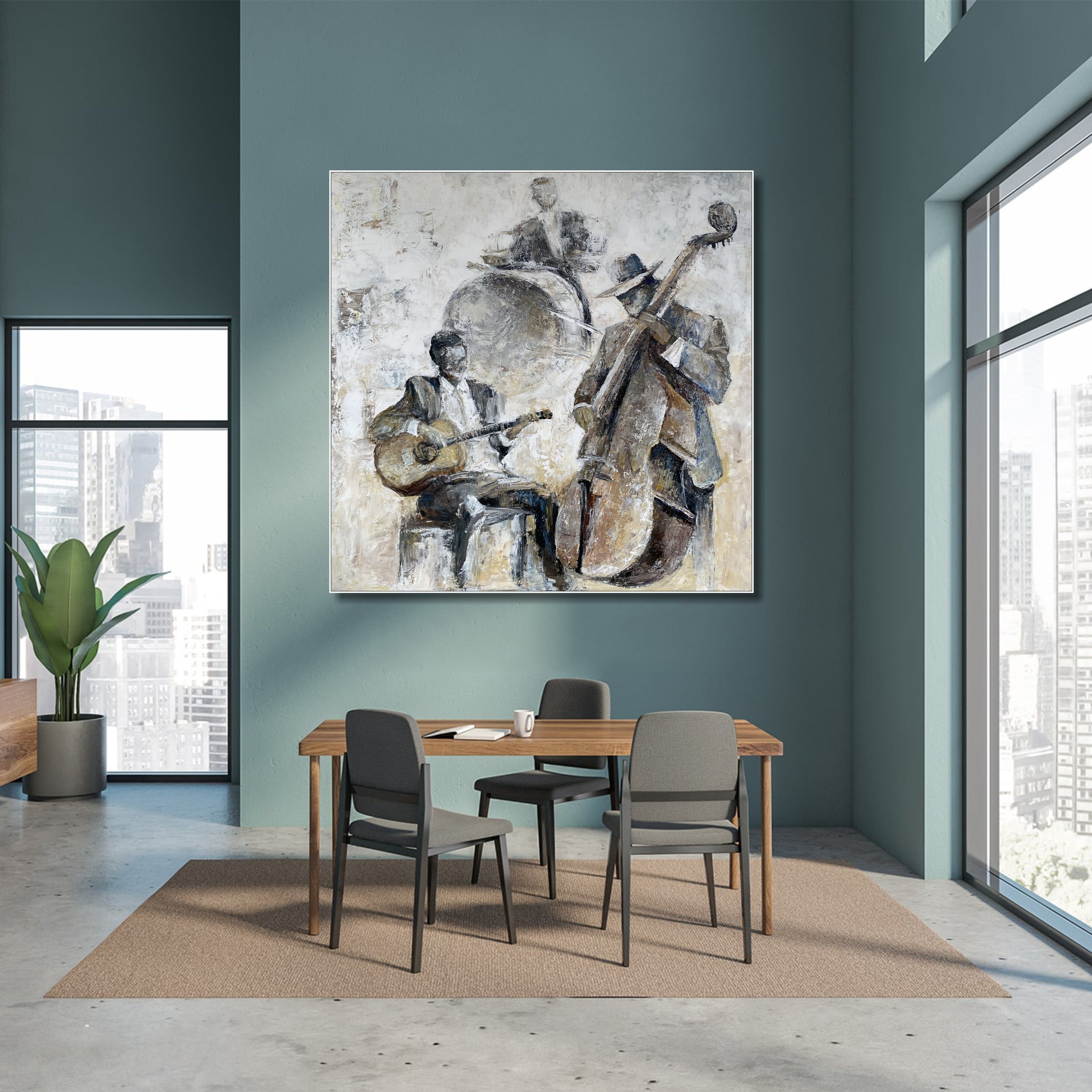 JAZZ NOSTALGIA 46"x46"