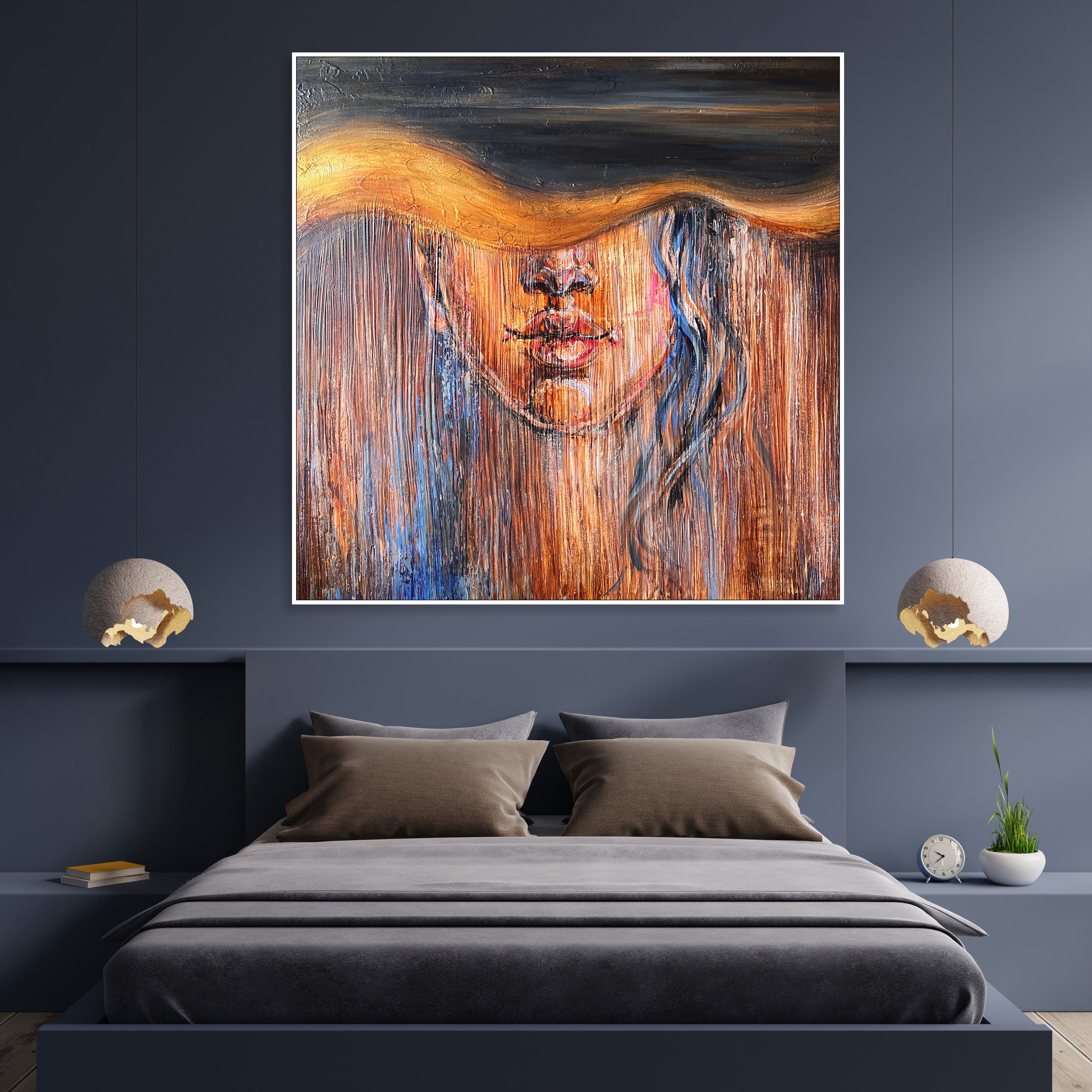 VEILED GAZE 39.3"x39.3"