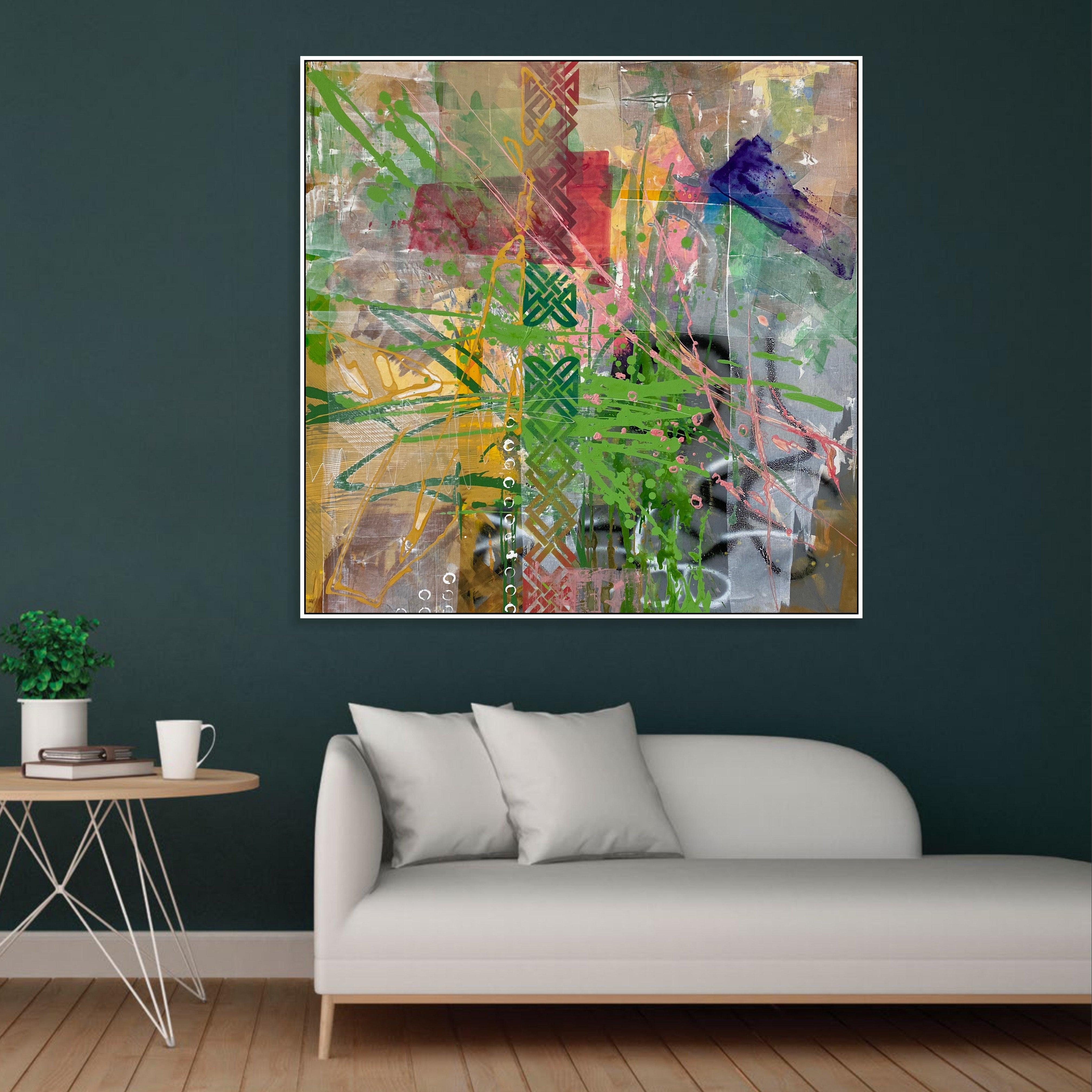 NATURE'S PALIMPSEST 39.4"x39.4"