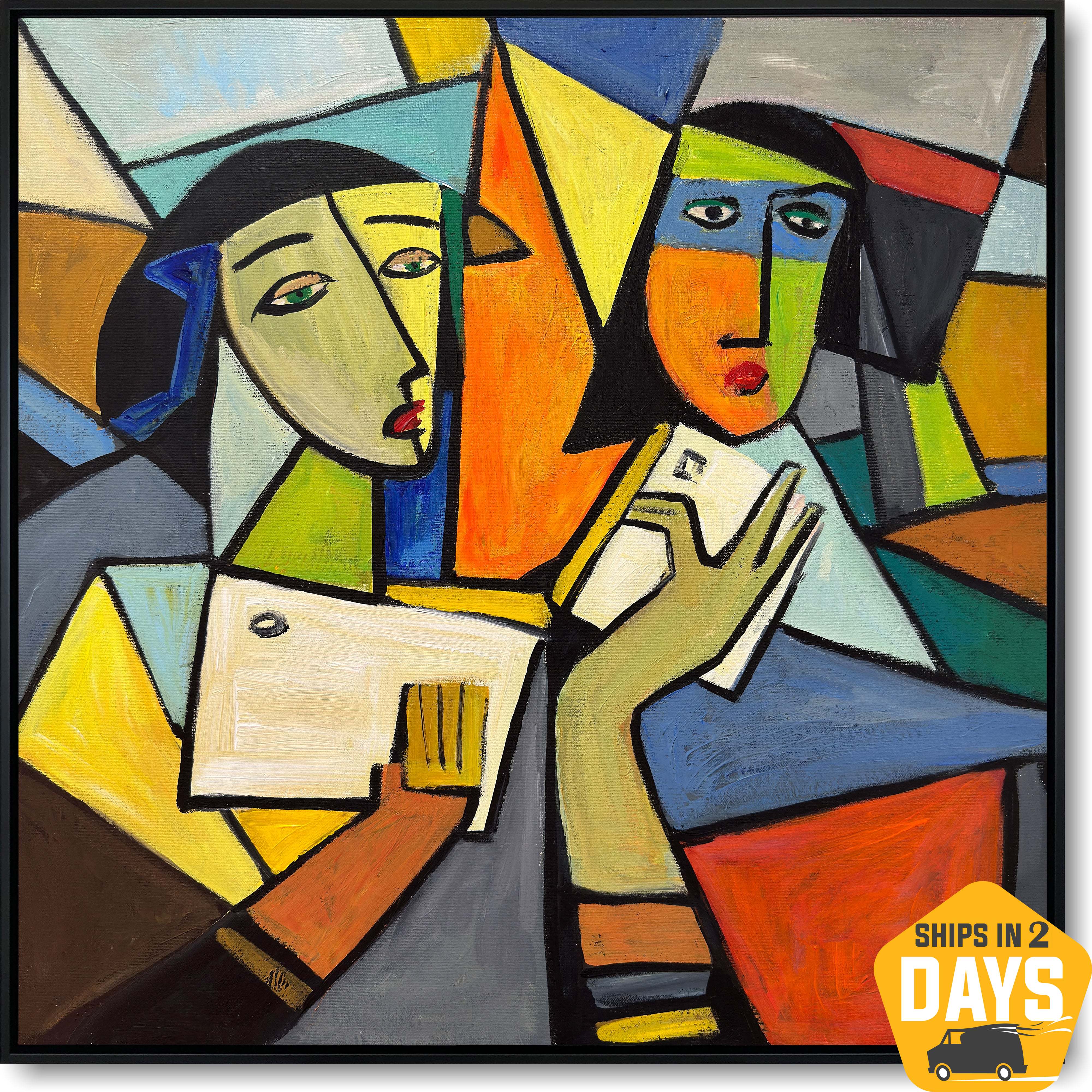 DYNAMIC DIALOGUE 20"x20"