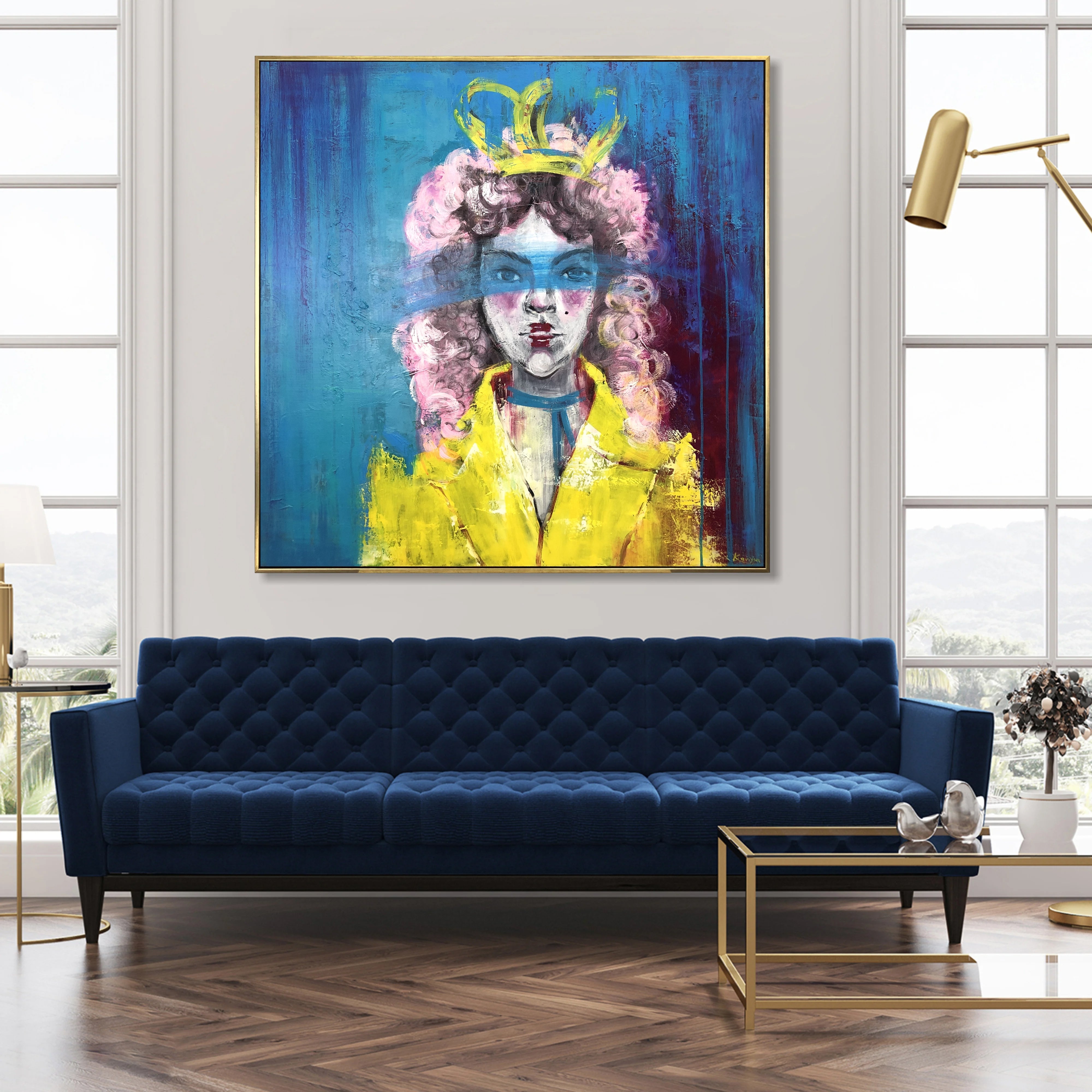 CROWNED STREET QUEEN 40"x40"