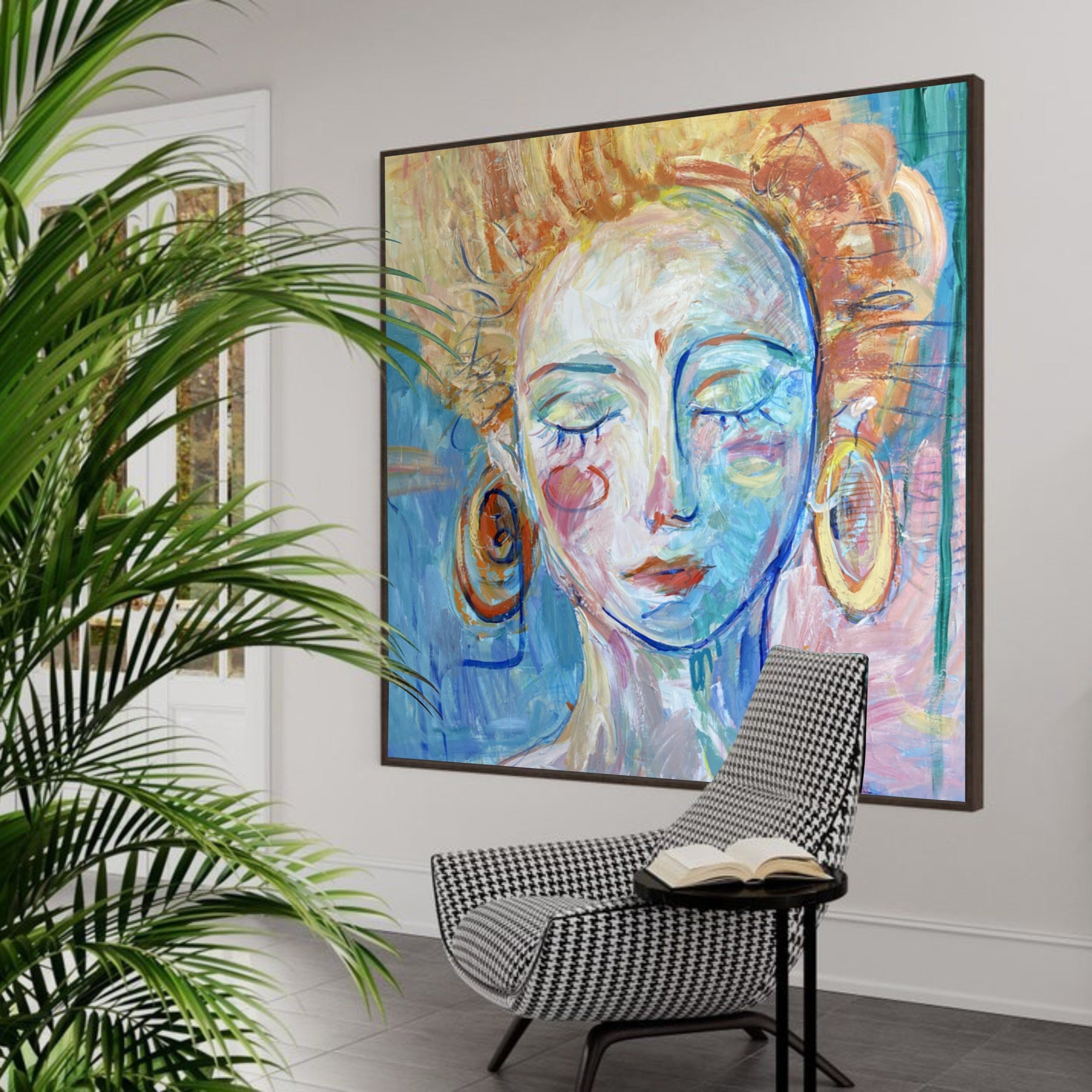 DROWSY MARY 40"x40"