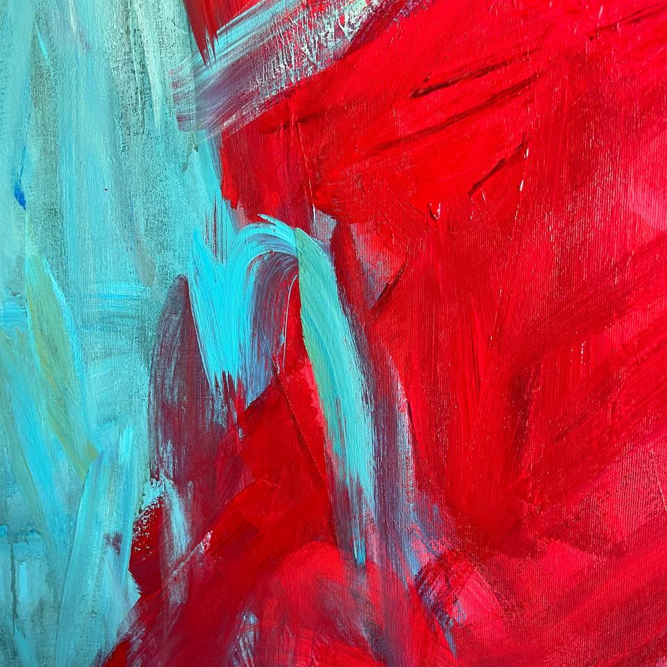 GEISHA WITH UMBRELLA 64"x48"