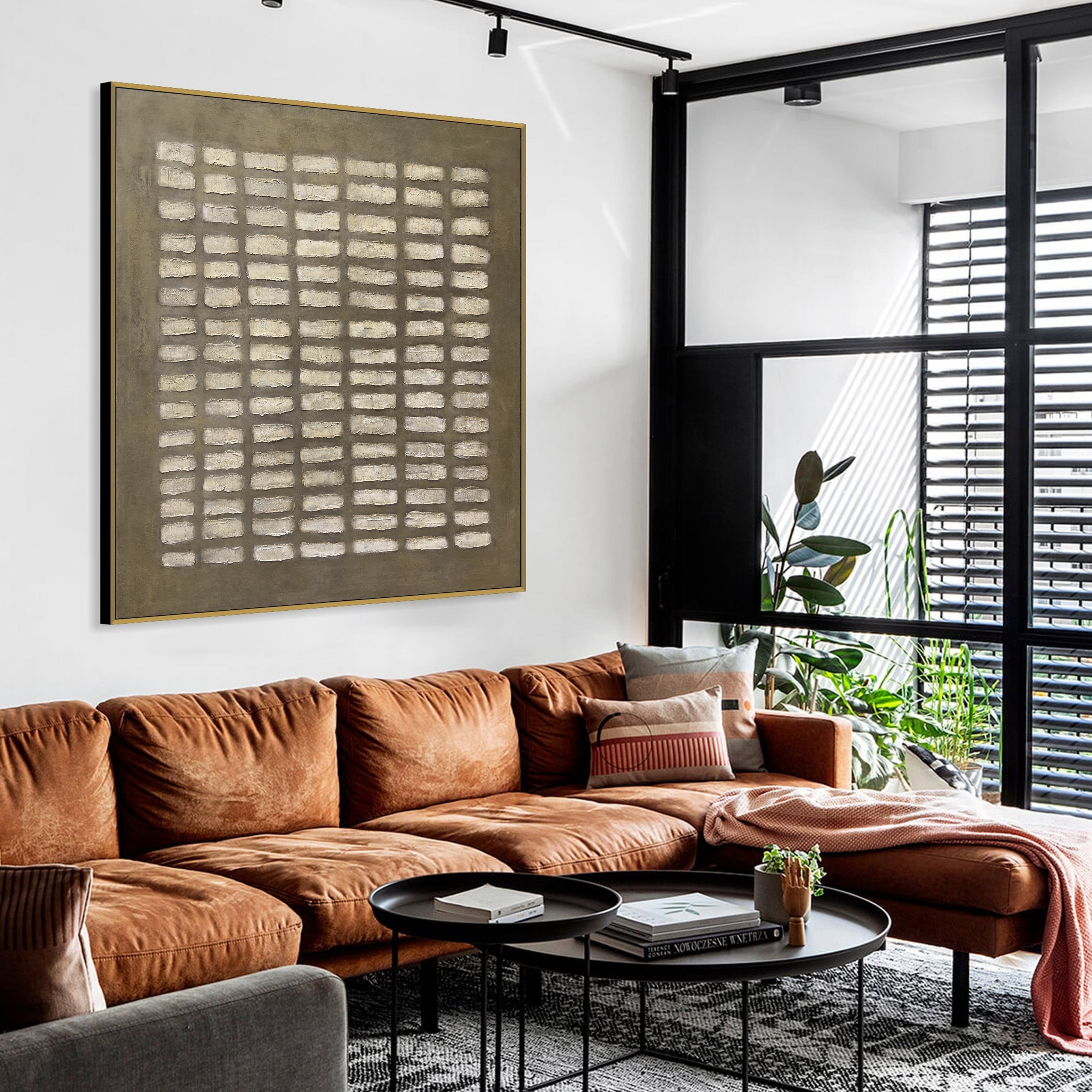 Geometric minimalism abstract wall art HARMONY IN ORDER