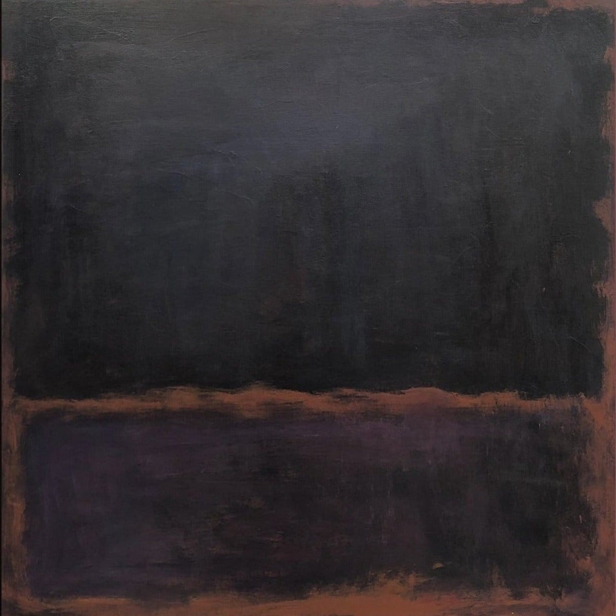 Abstract art of Mark Rothko's style DARK ART