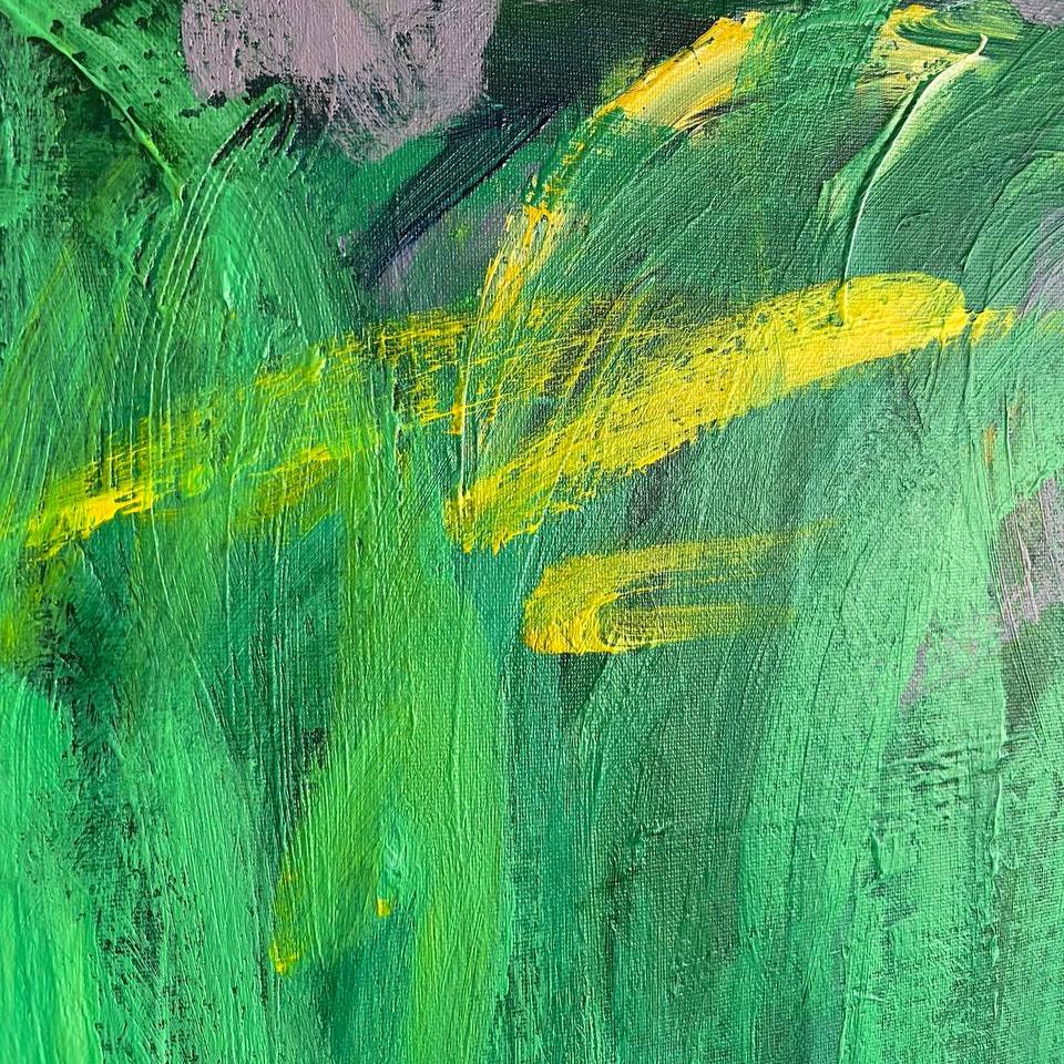 GREEN MADNESS 40"x40"