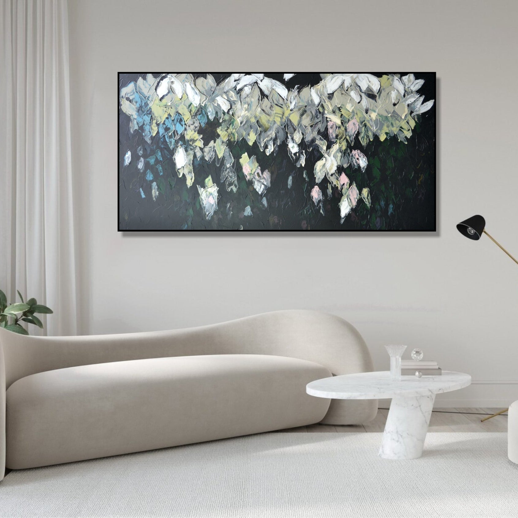 SEE MY REFLECTION IN YOU 37.4"x60.6"