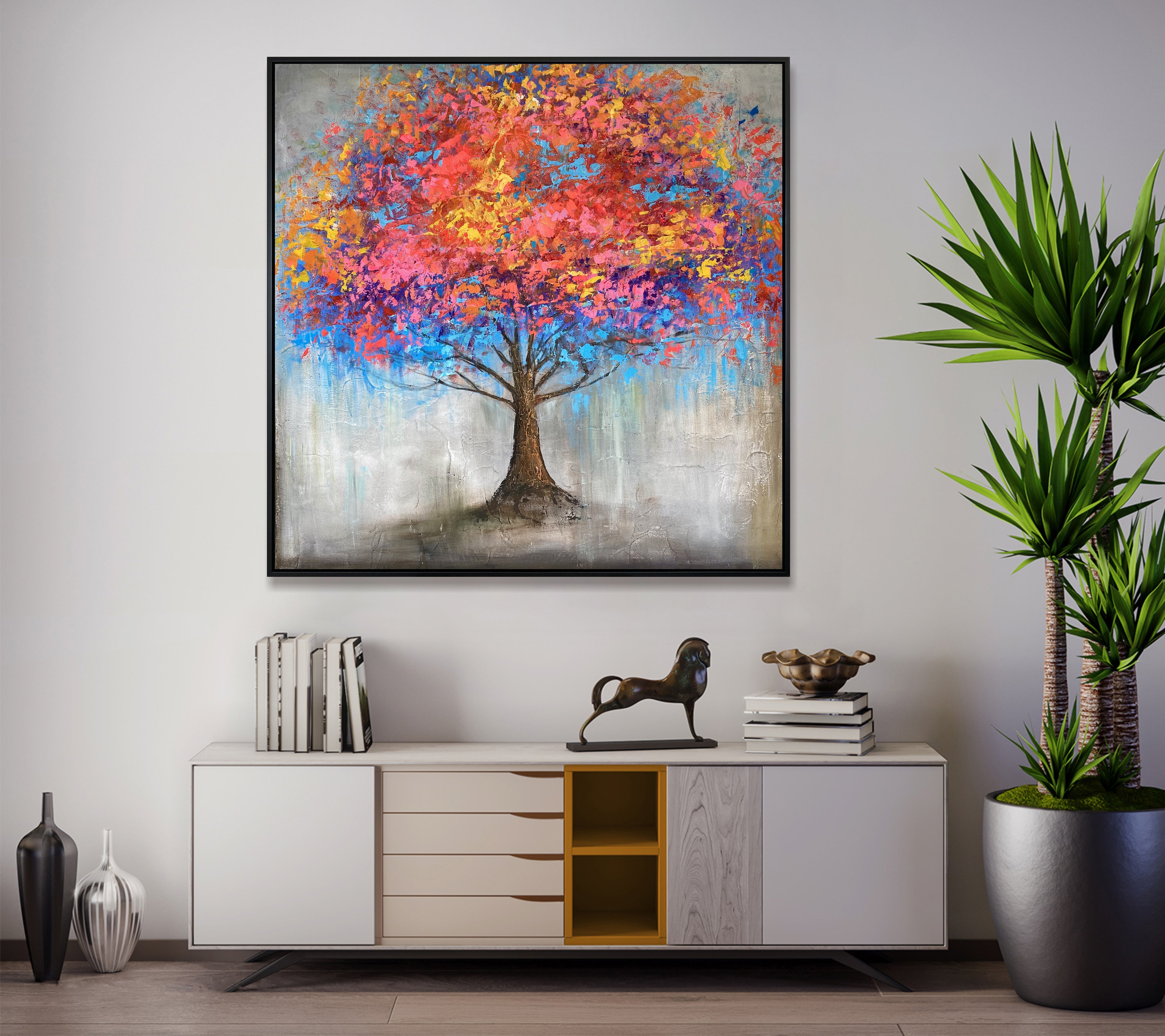 FLAMES OF NATURE 40"x40"