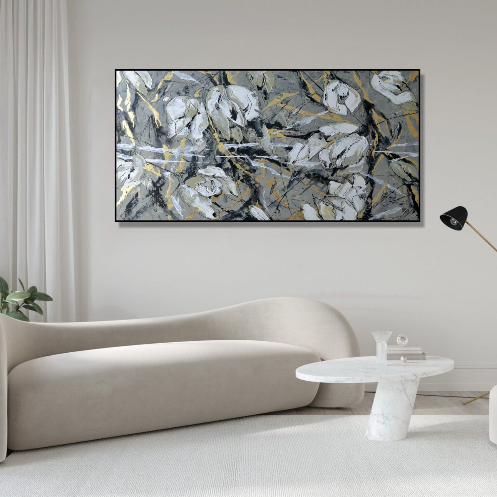 BREAK OUT THE GOLD HORIZON 37.4"x60.6"