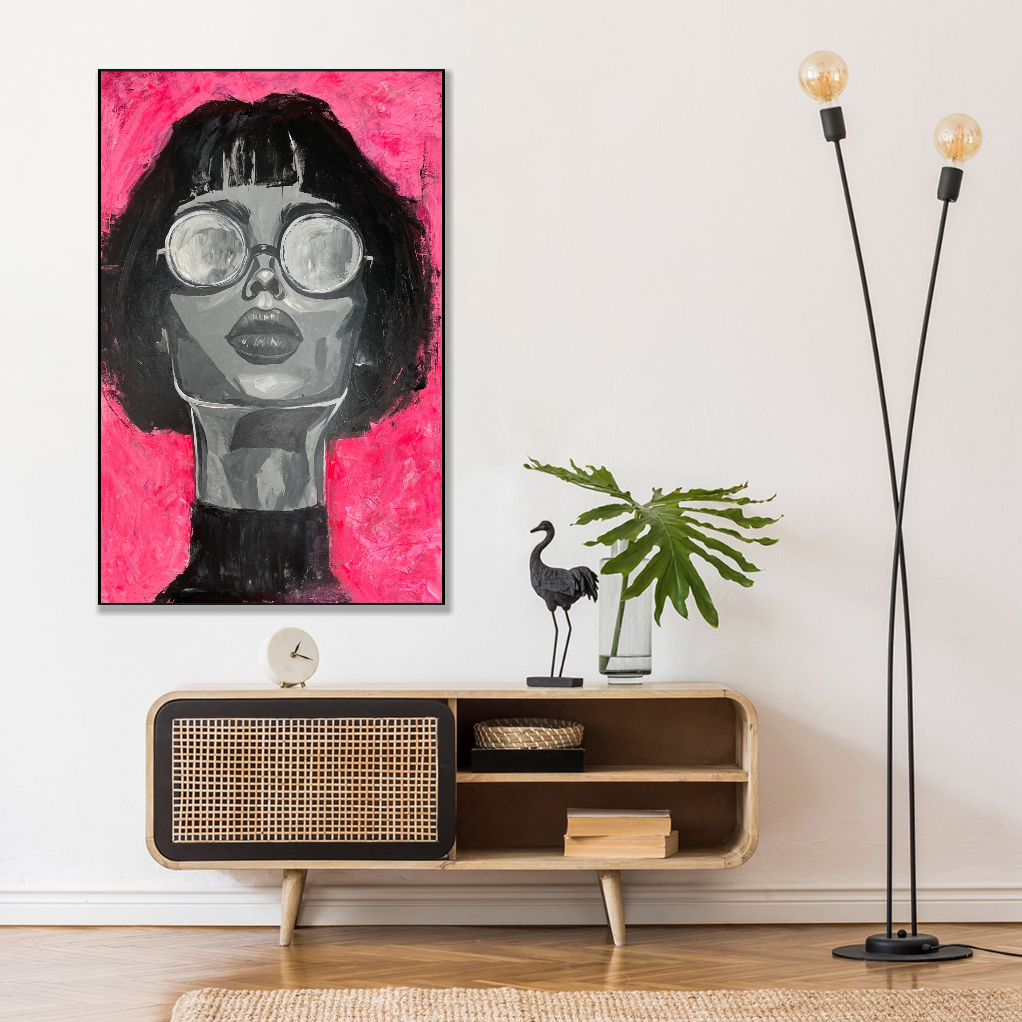 PINK VISIONARY 54"x36"
