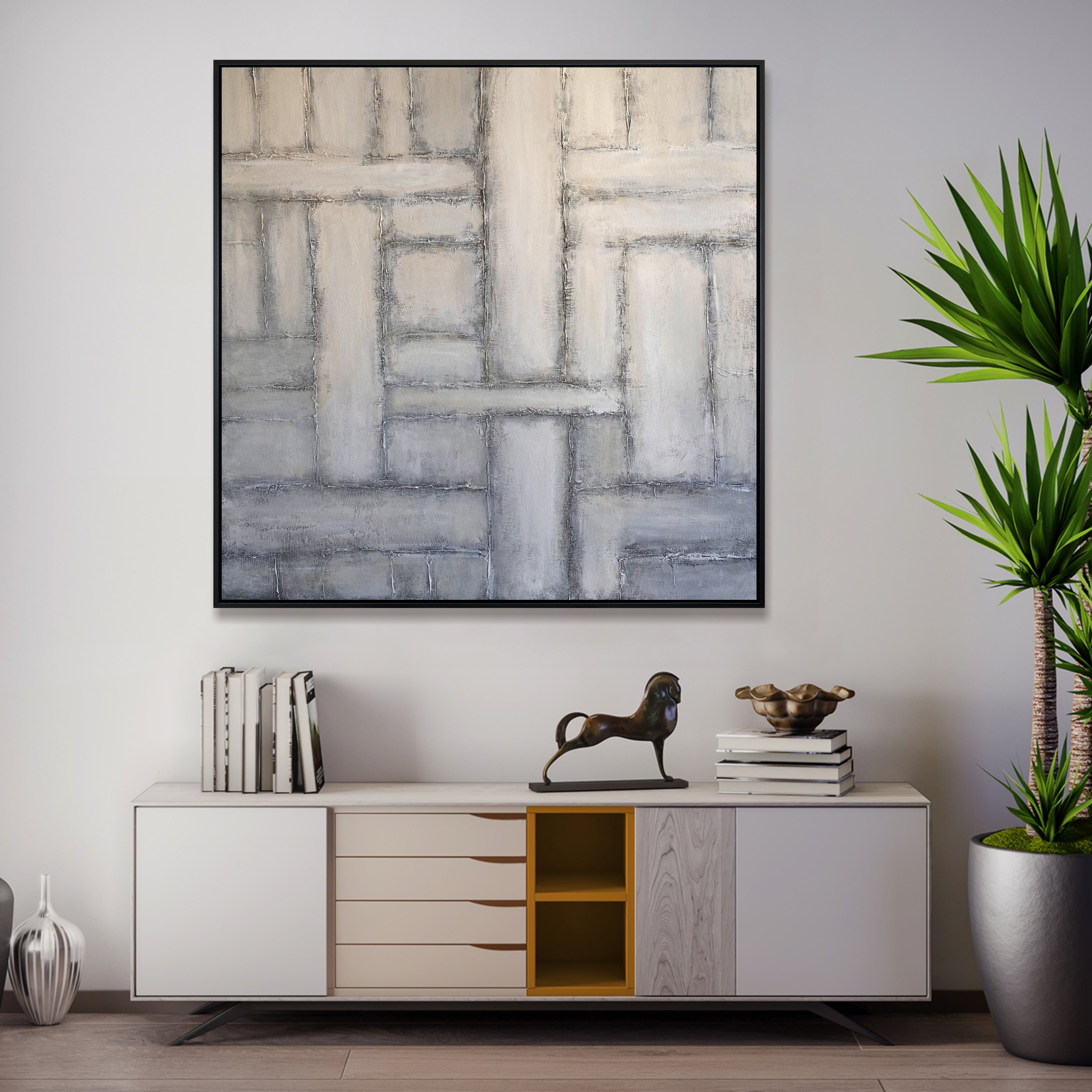 TEXTURED MAZE 26"x26"