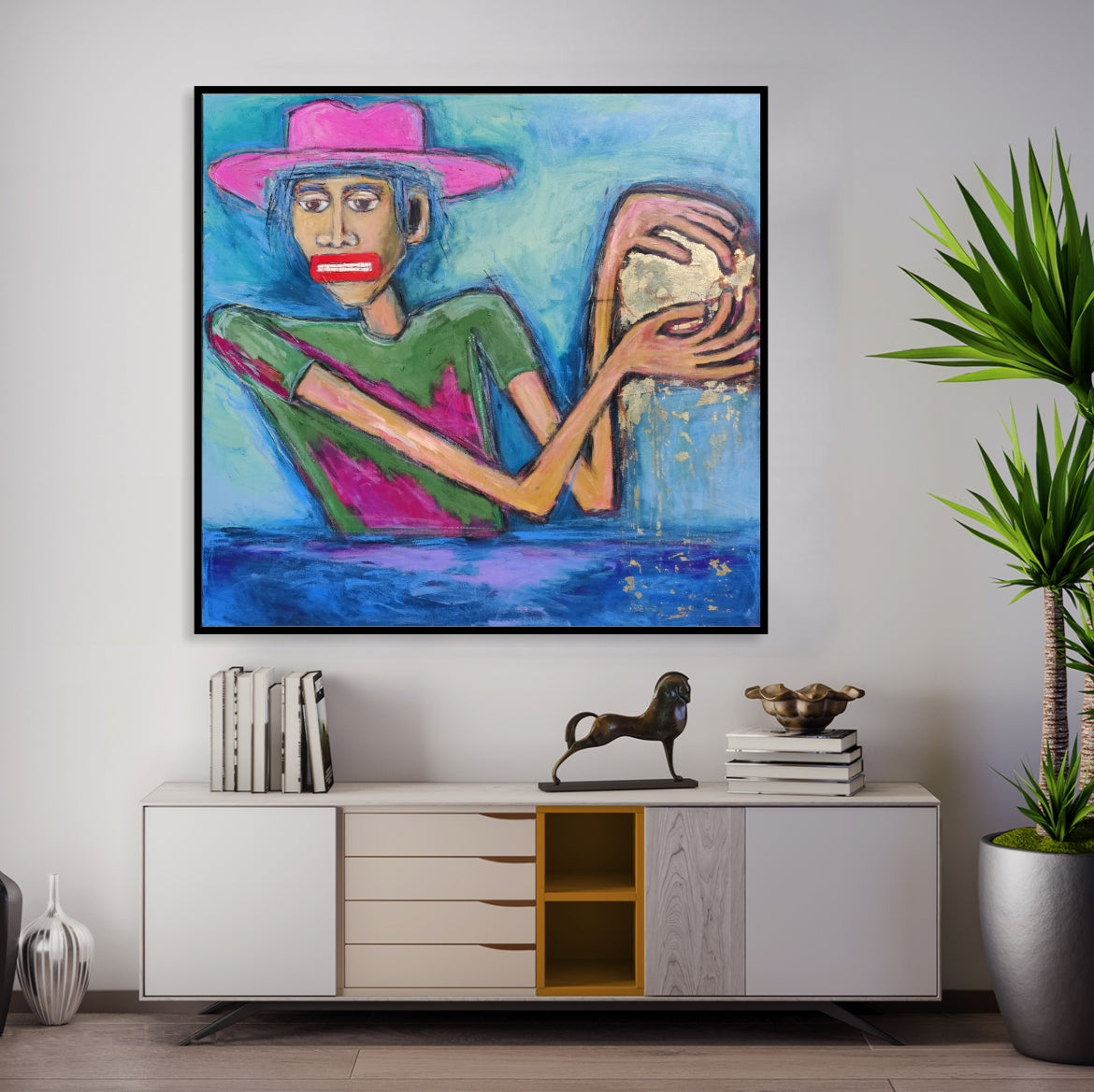 QUIETUDE OF THOUGHTS 46"x46"