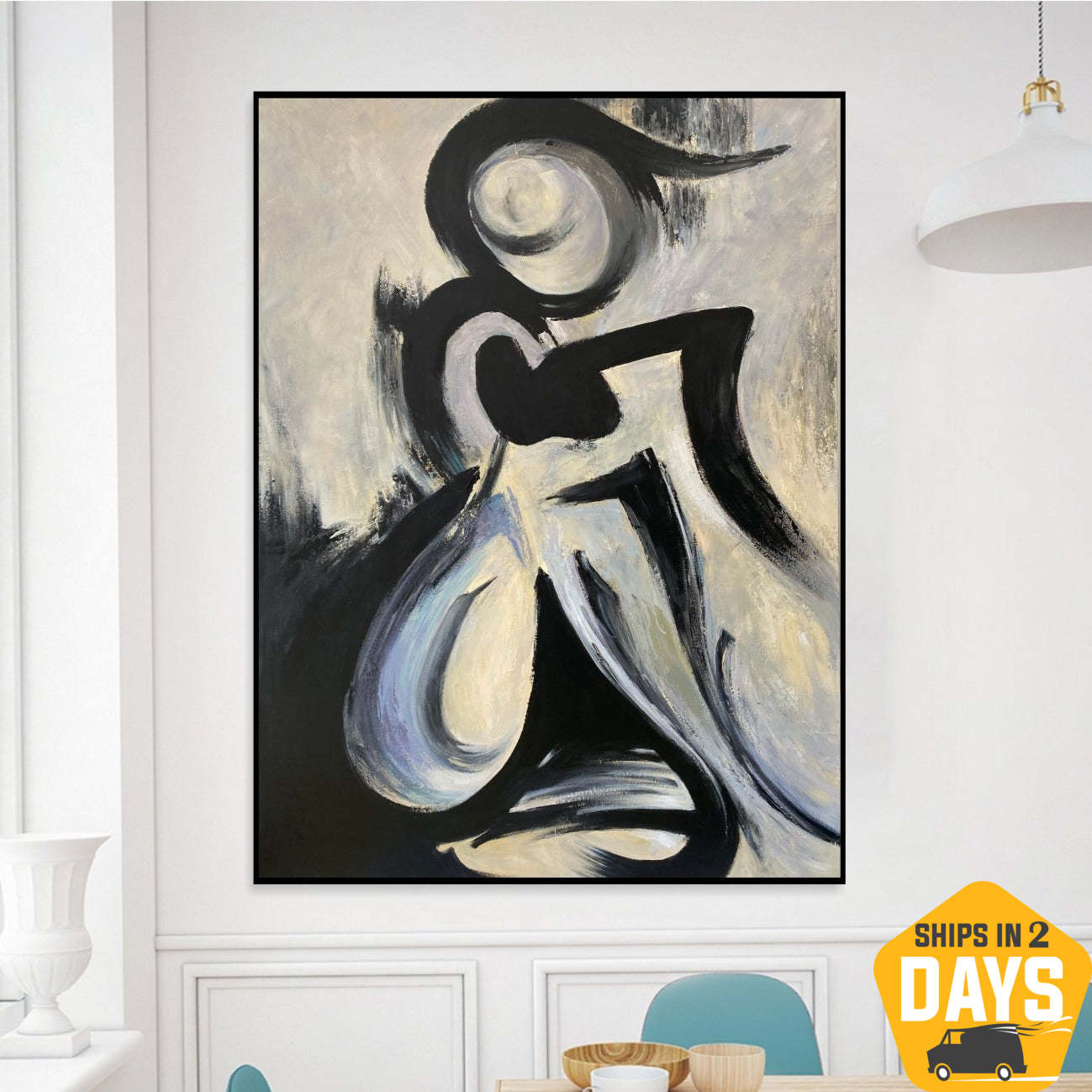 SILHOUETTE IN MOTION 64"x48"