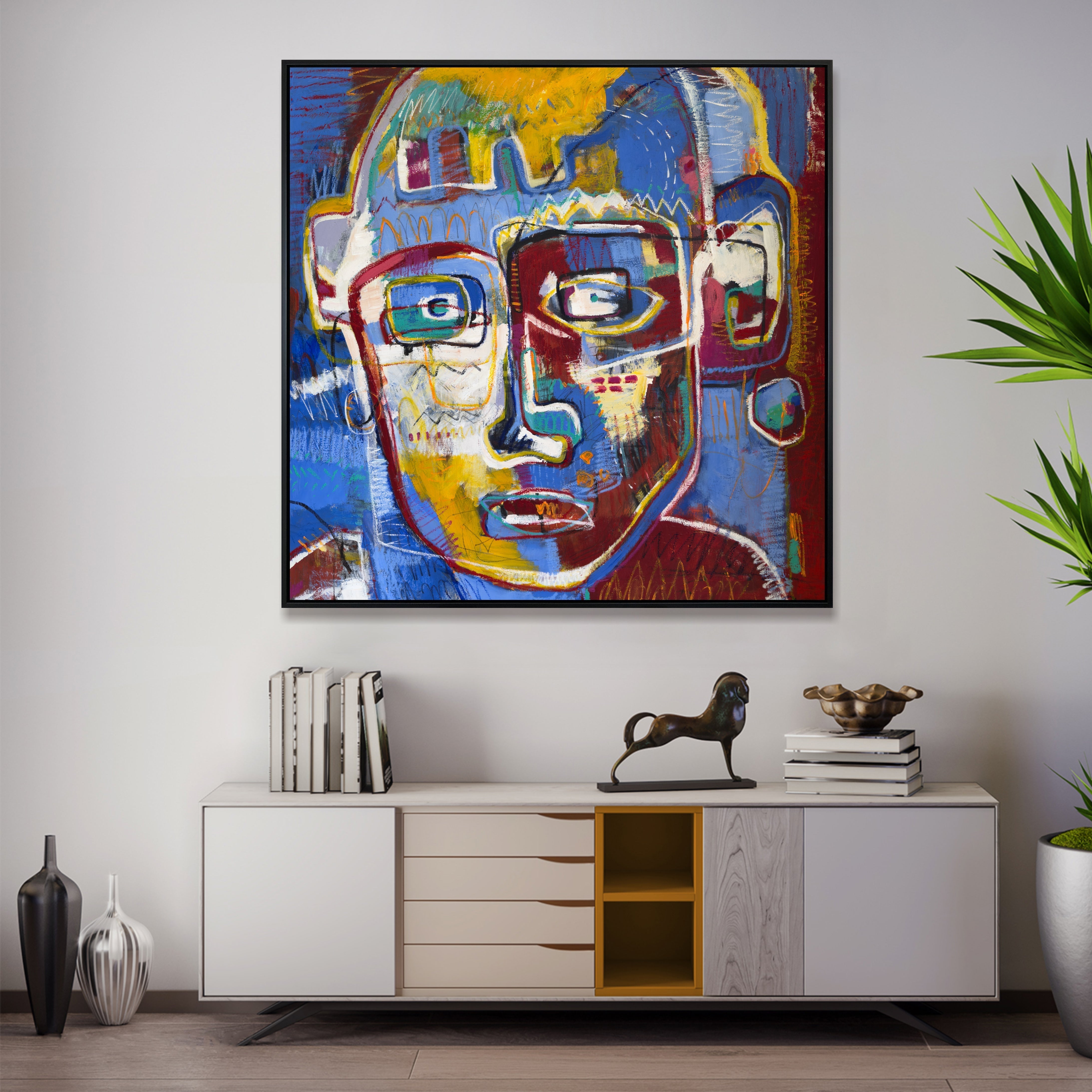 MUTED EXPRESSIONS 32"x32"