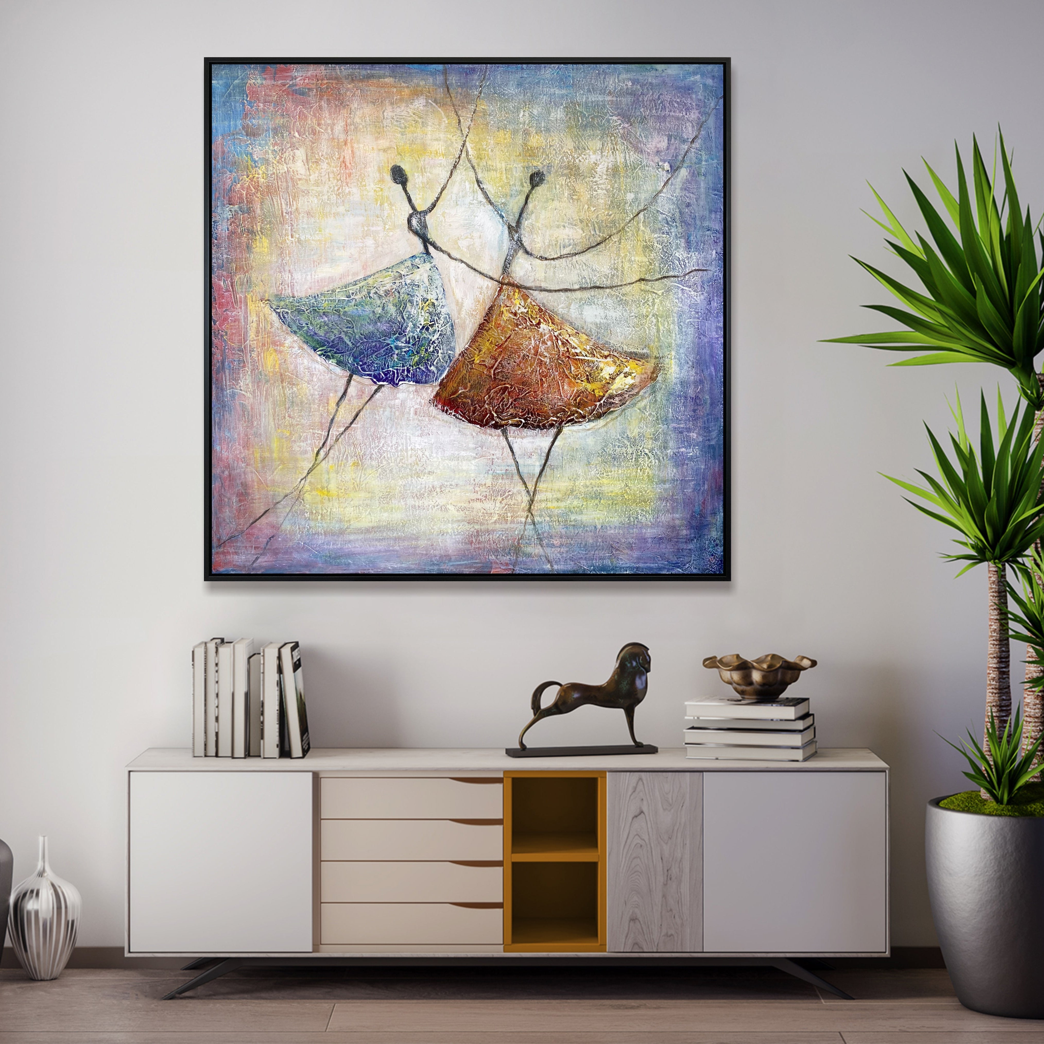 BALLET WHISPER 32"x32"