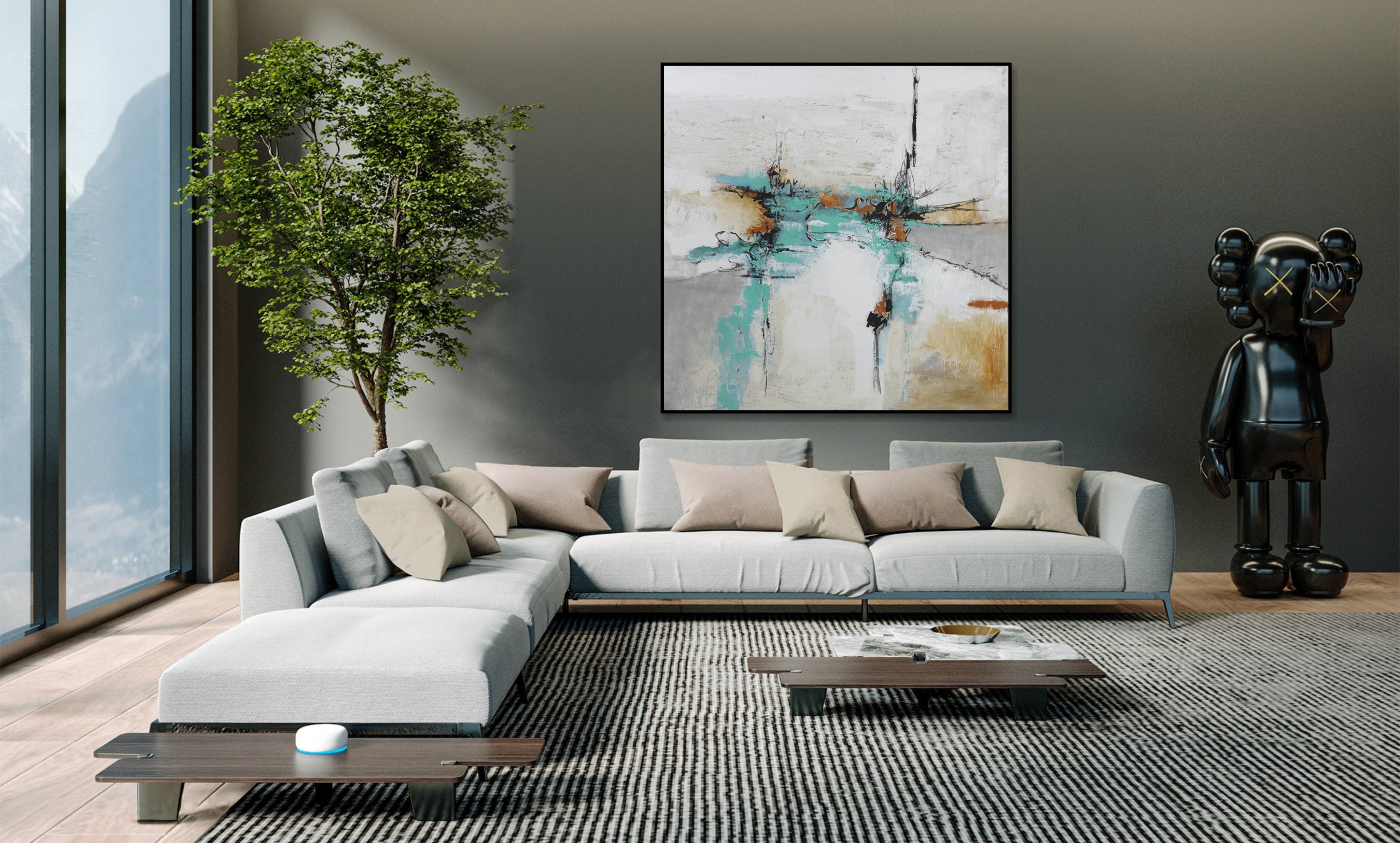 Modern wall art AQUA DYNAMICS