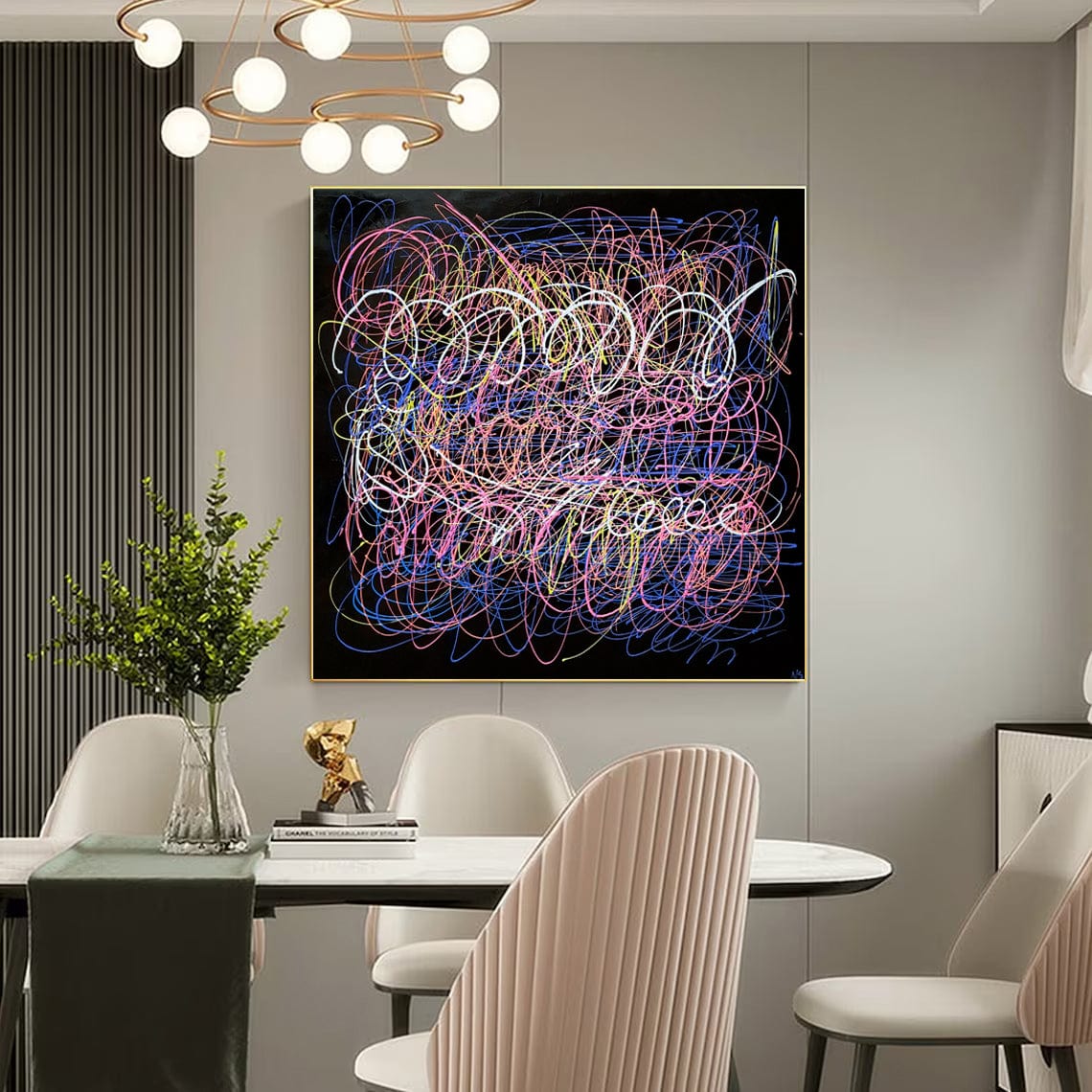 COLORFUL APPARITION 46"x46"