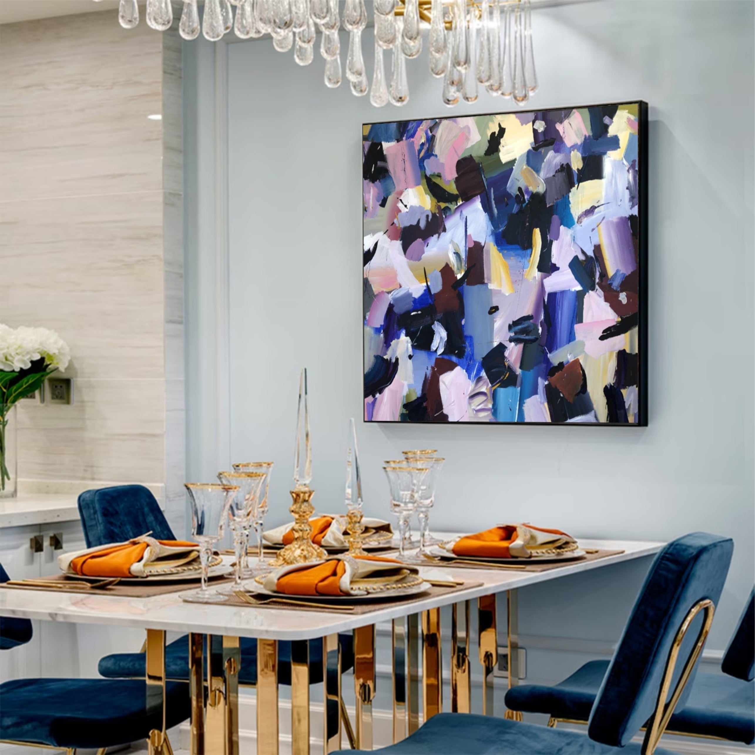 TOUCHABLE EMOTIONS 72"x76.7"