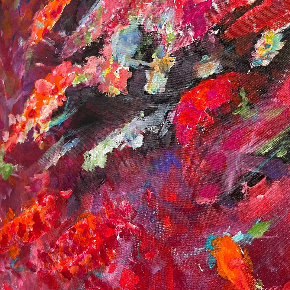 RED EFFECT 50"x50"
