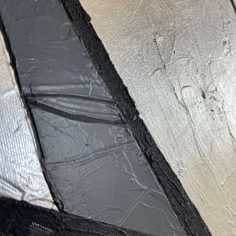 Canvas wall art painting abstract BROKEN ROCK