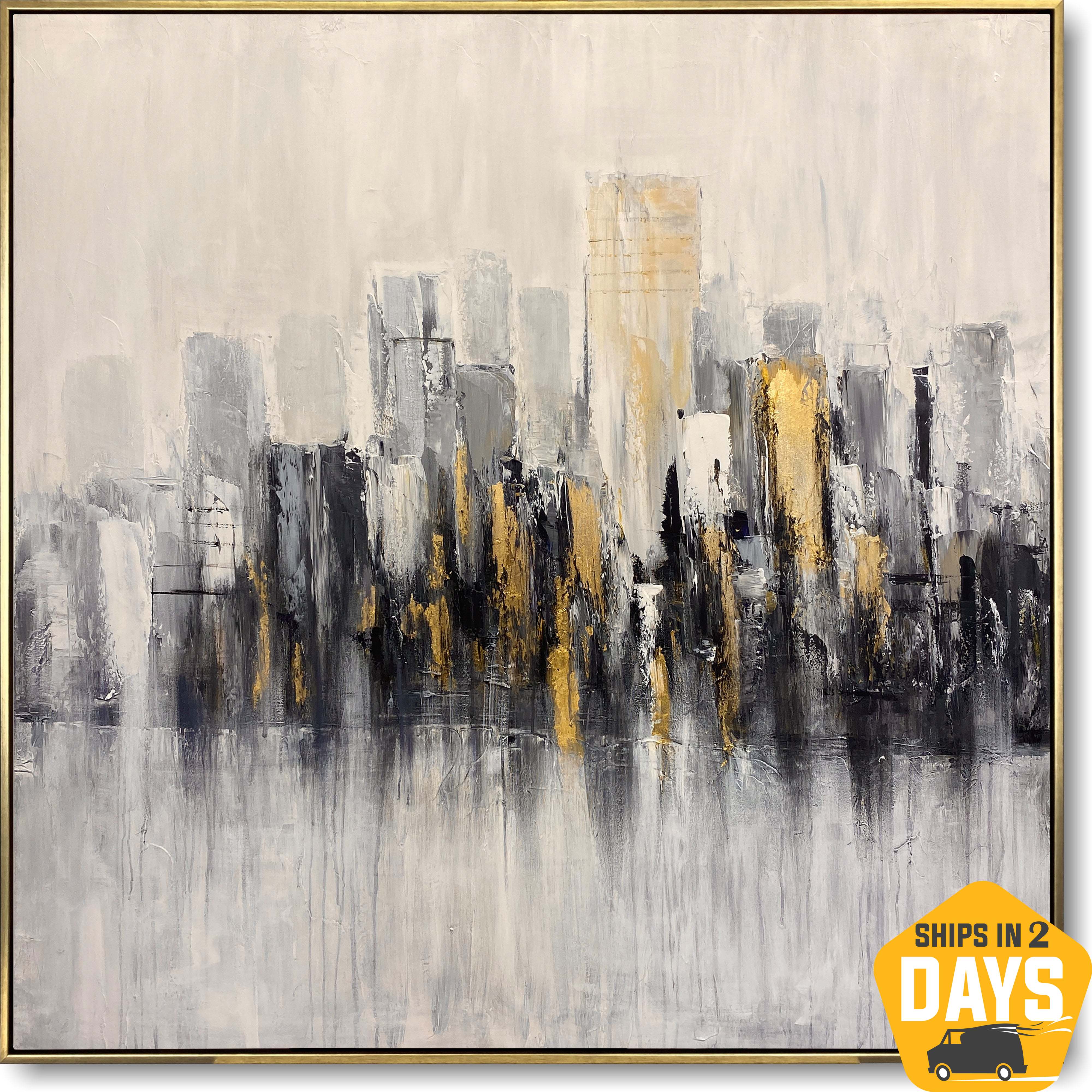 METROPOLIS HAZE 46"x46"