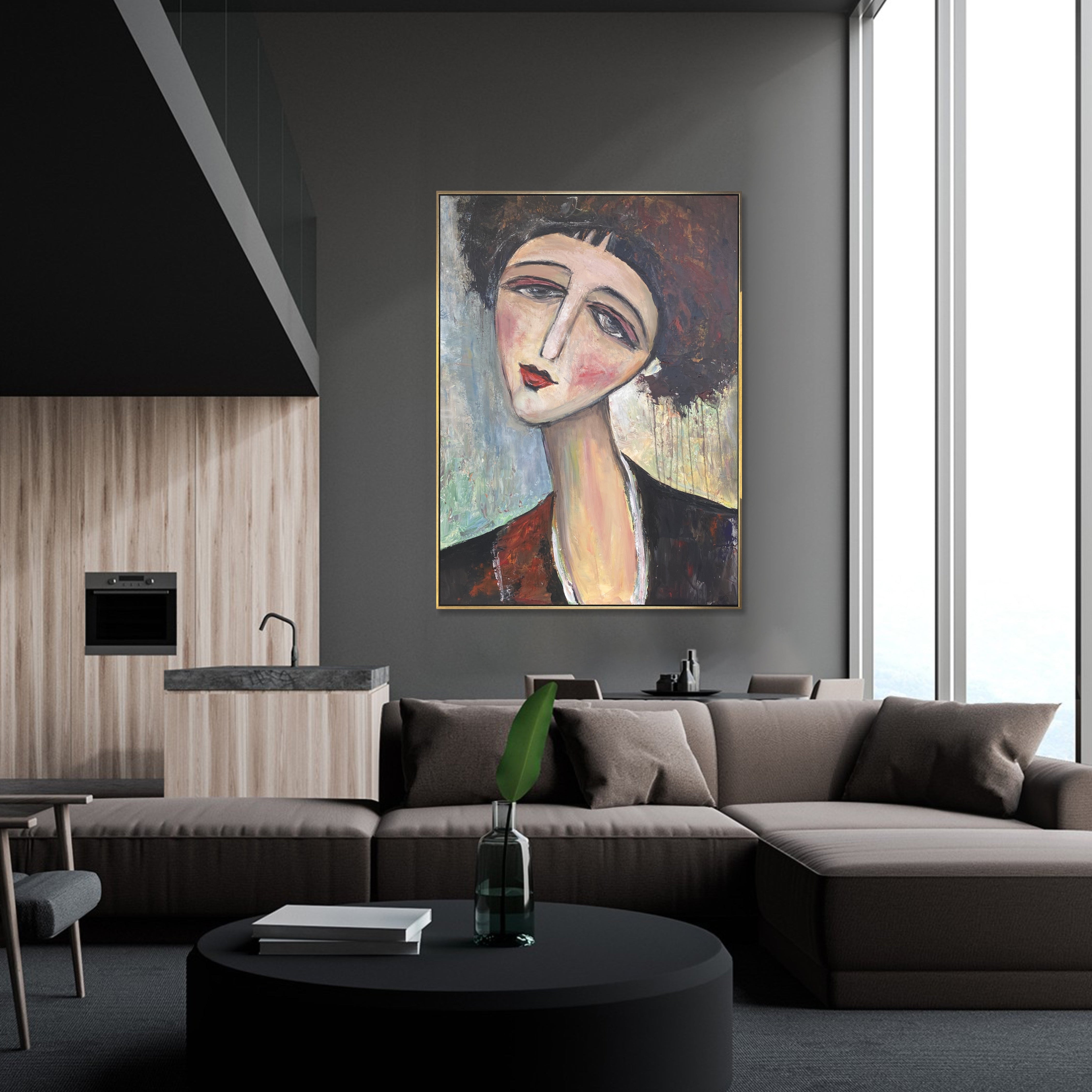 FEMININE GAZE 40"x30"