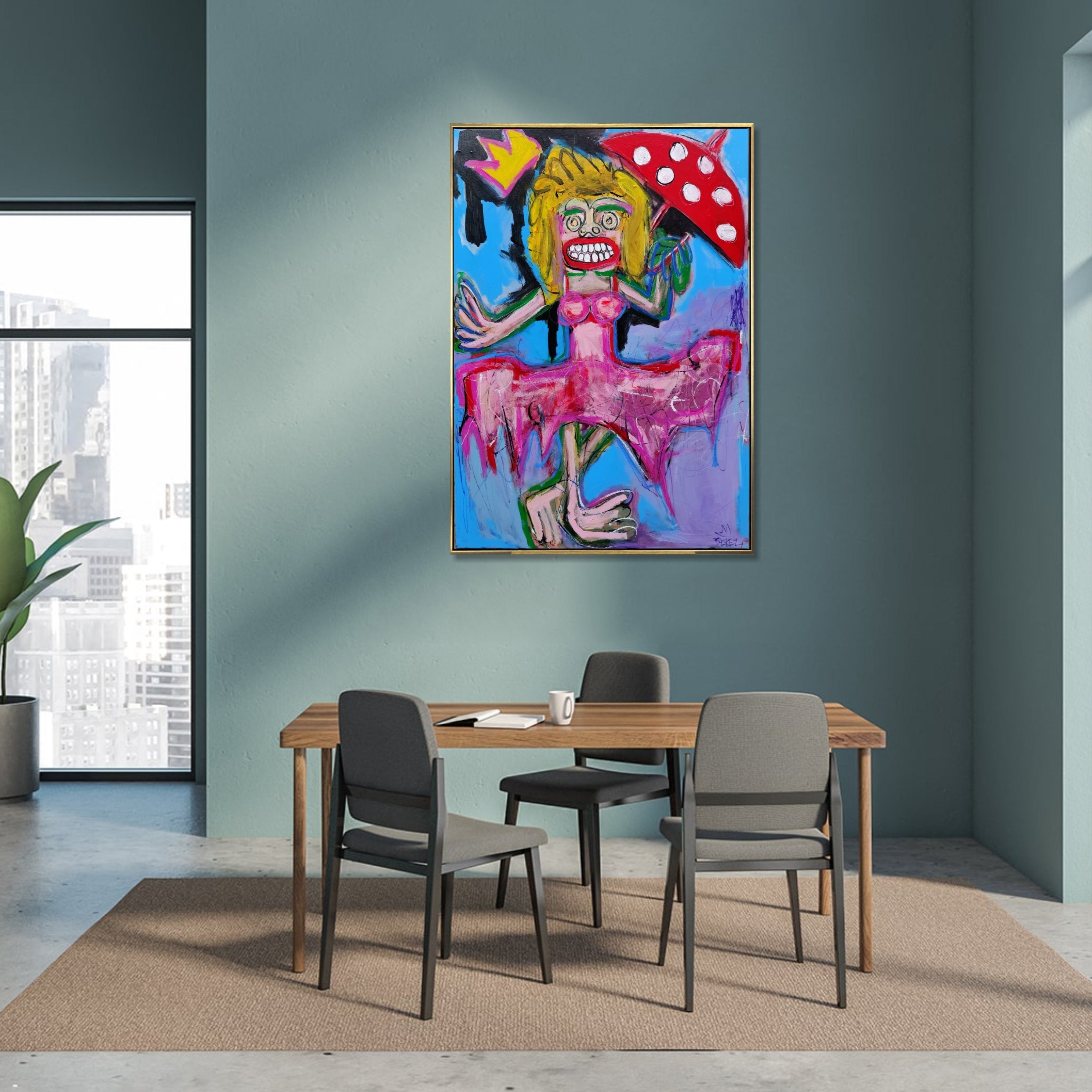 GRAFFITI QUEEN 46.1"x36.2"