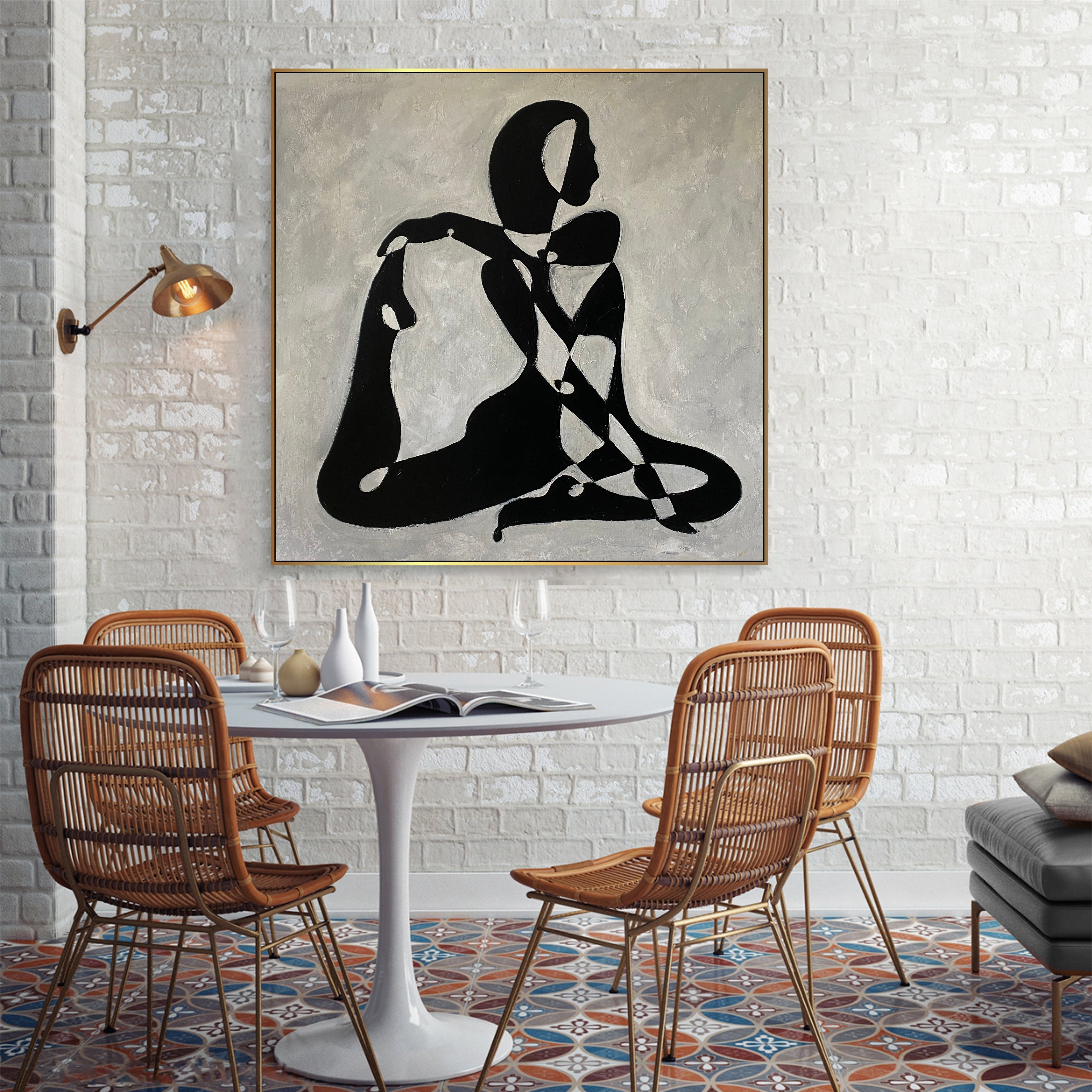 SILHOUETTE SYNTHESIS 32"x32"