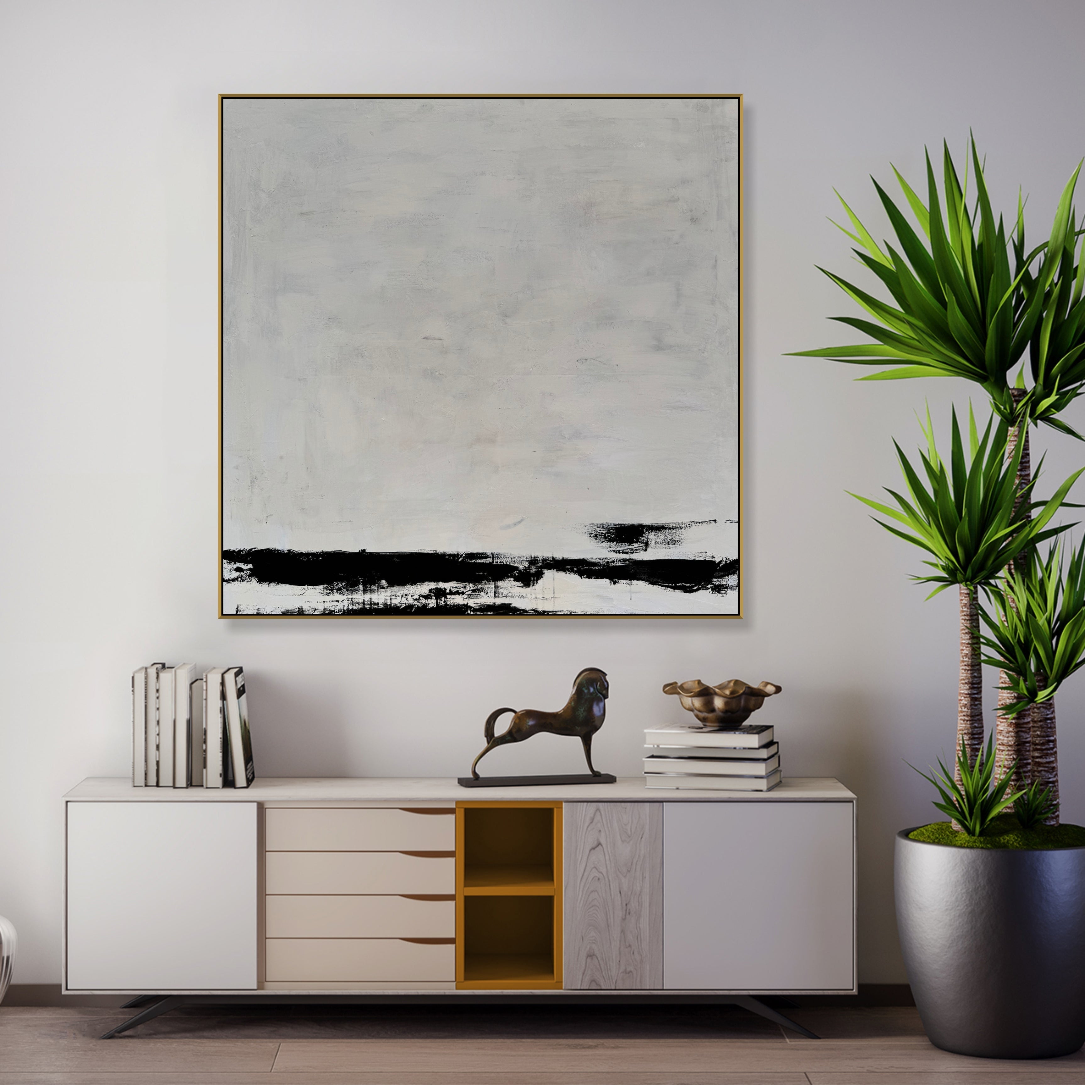 THE CALM LINE 40"x40"