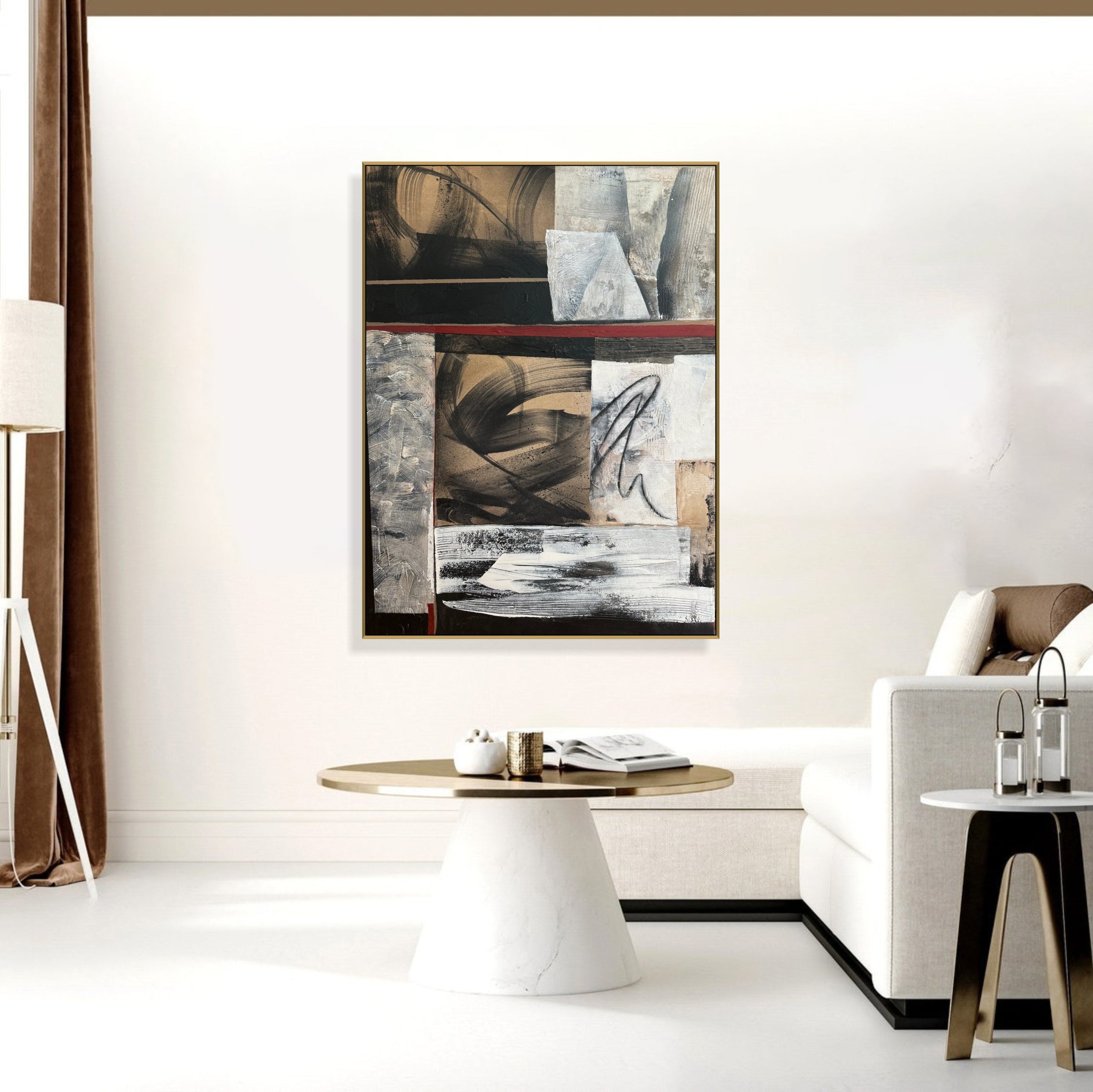 LAYERED GEOMETRY 43"x29.5"