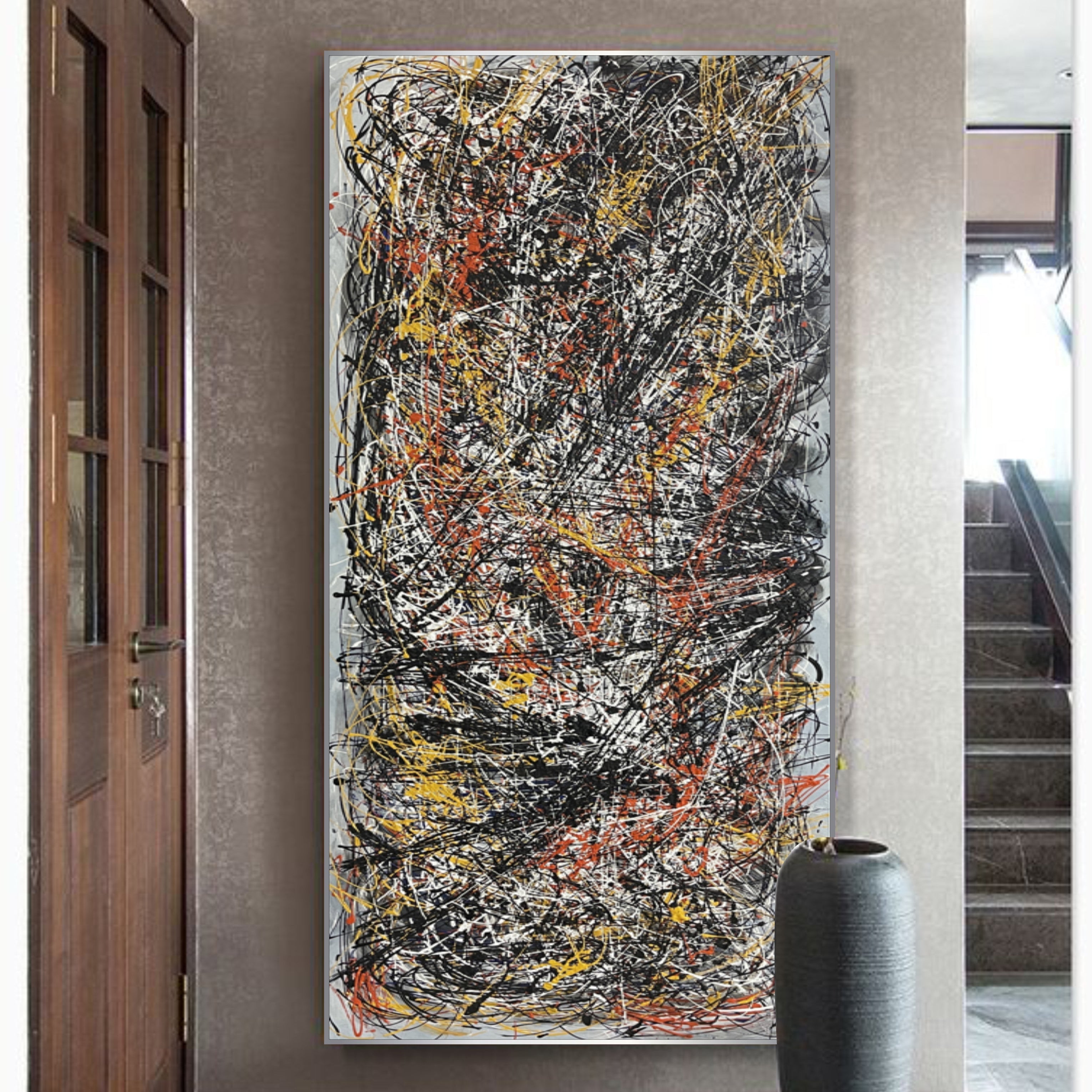 DANCING PIGMENTS 64"x24"