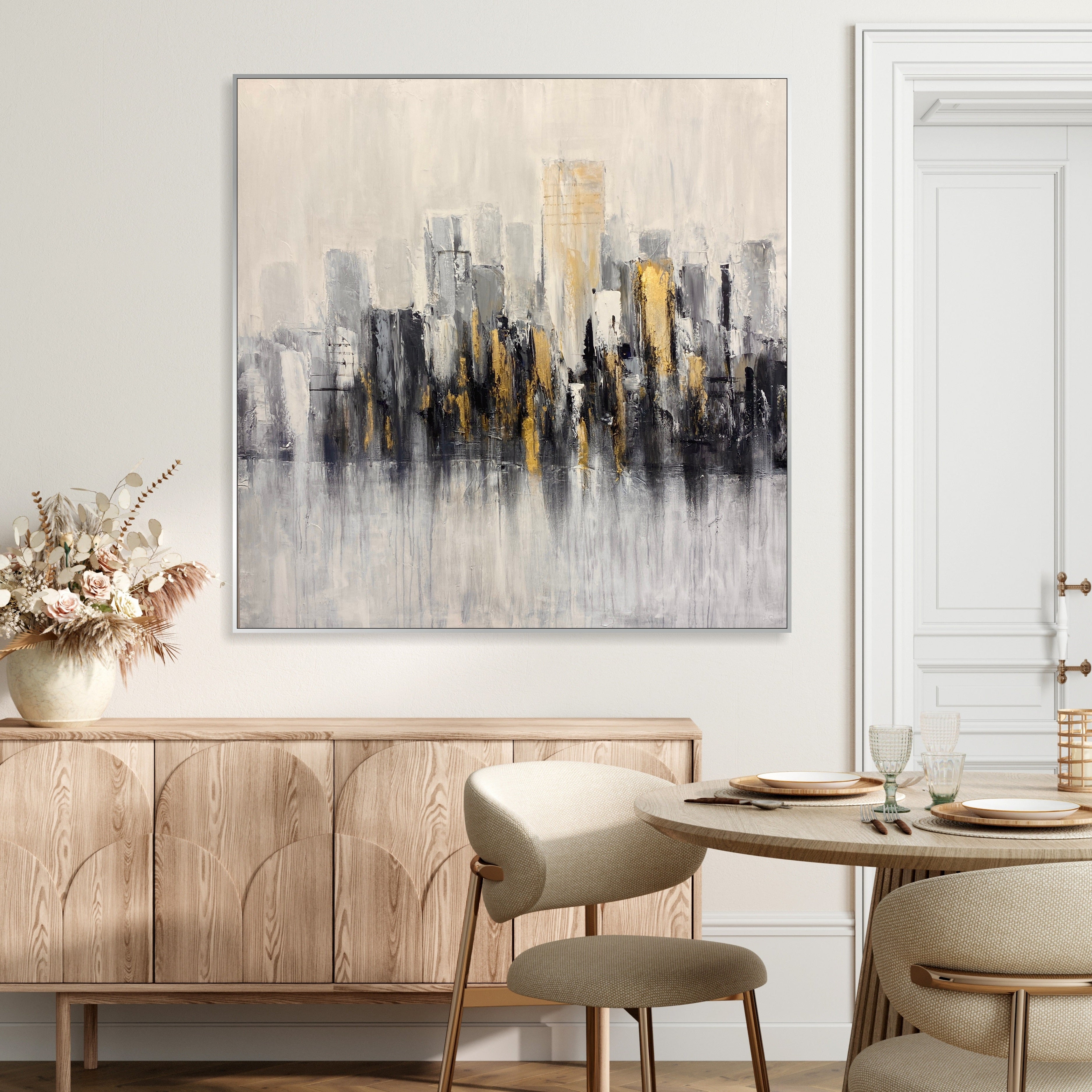 METROPOLIS HAZE 46"x46"