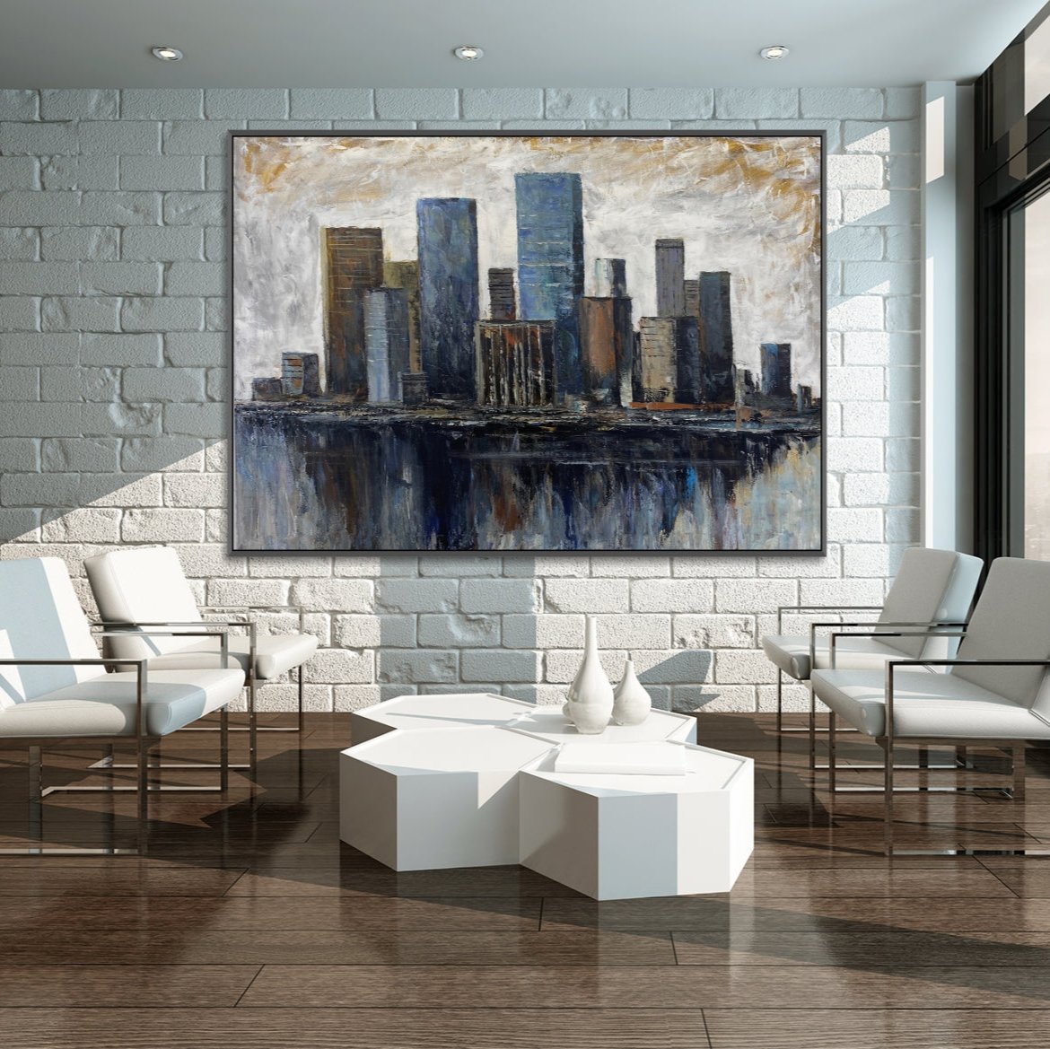 METROPOLIS SKYLINE 40"x54"