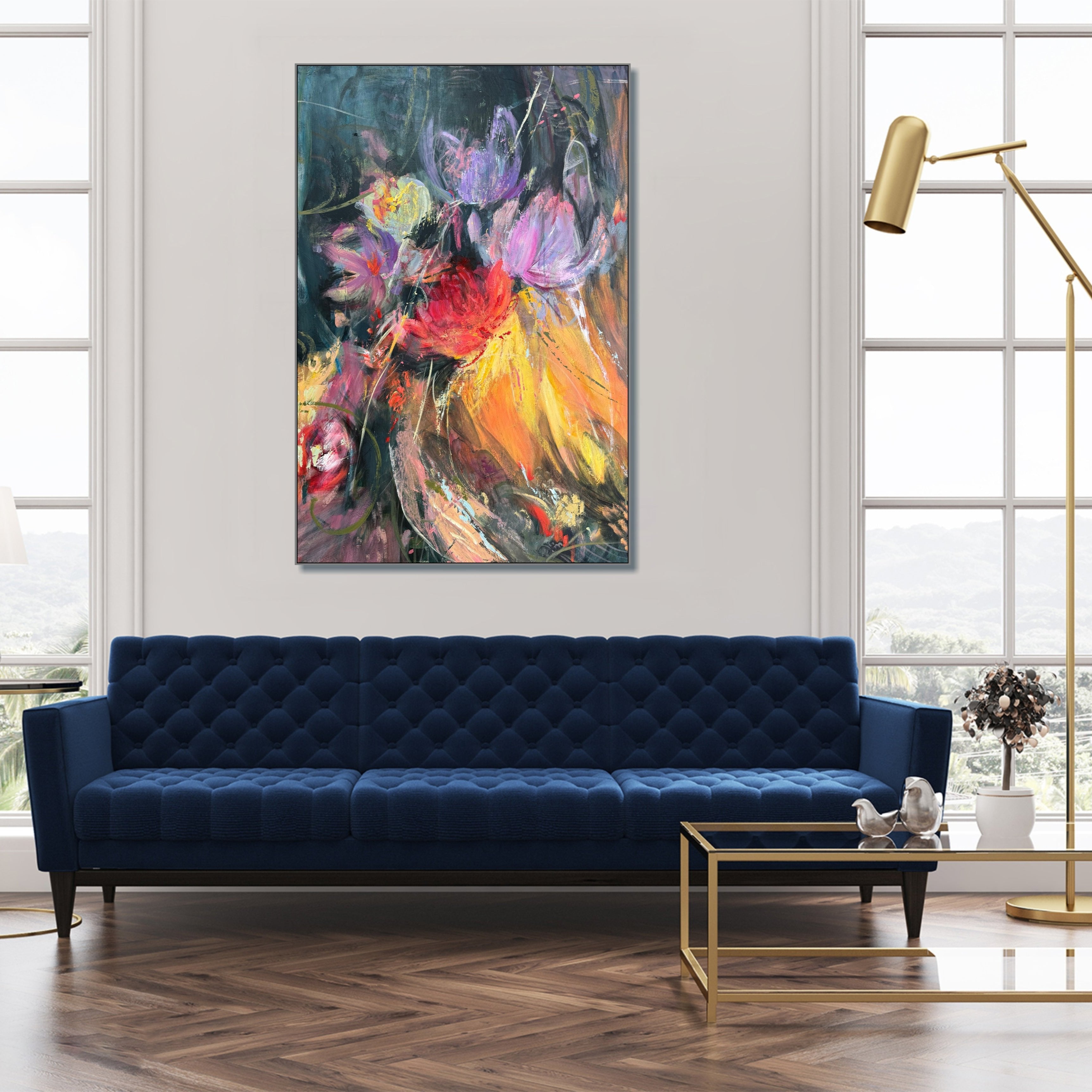 PETALS OF EXPRESSION 36x54"