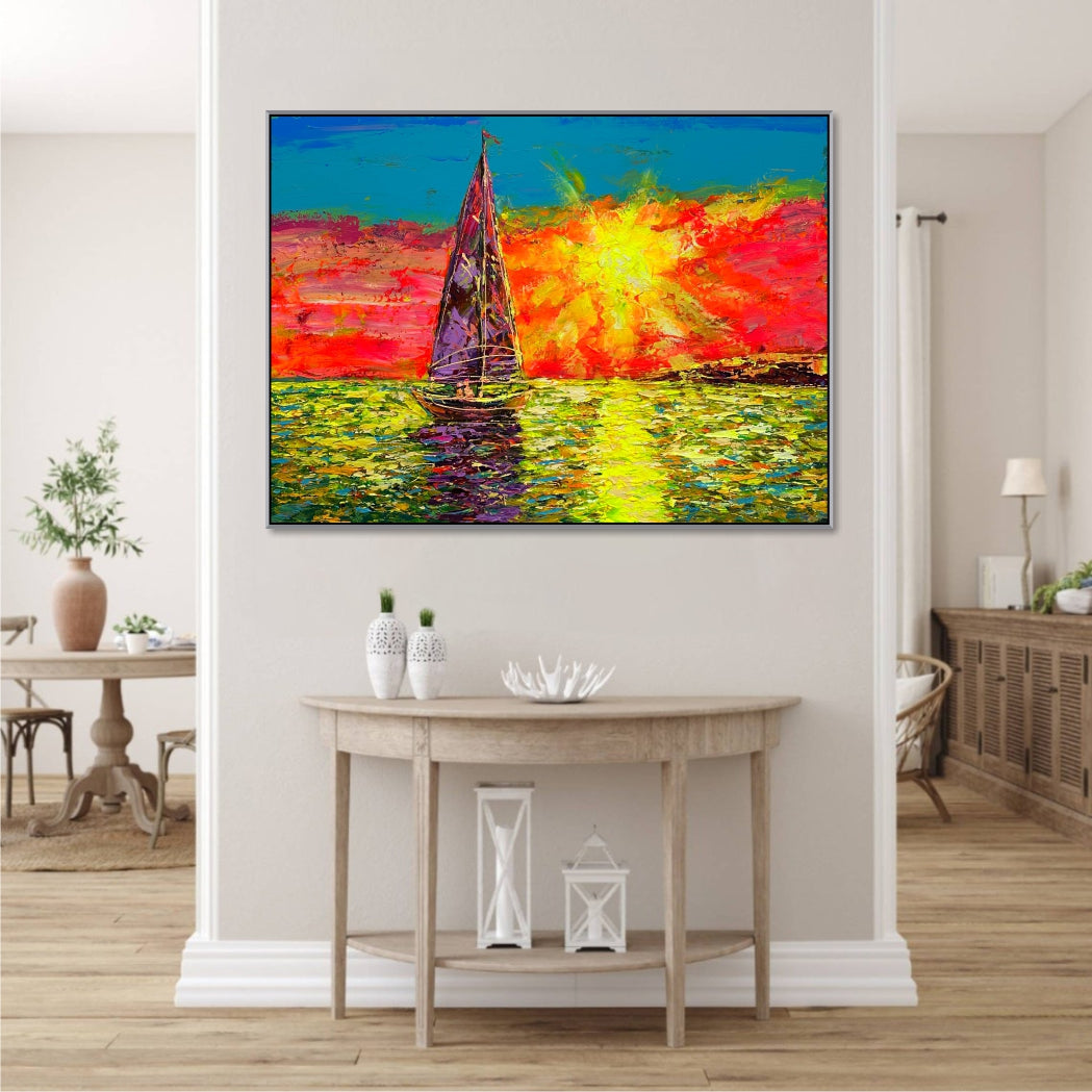 SUNSET SAIL 30"x46"