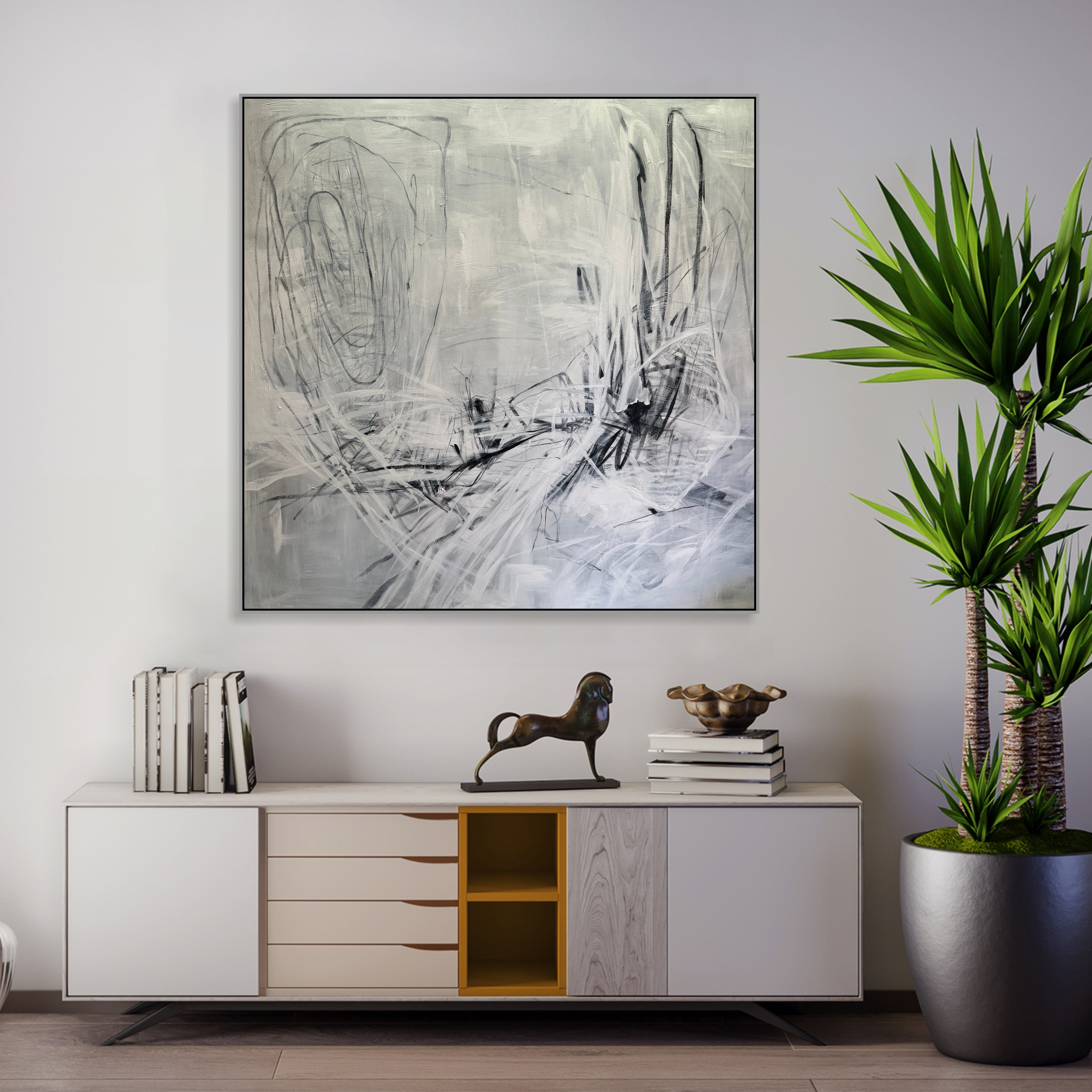 PURE ABSTRACT 72"x72"