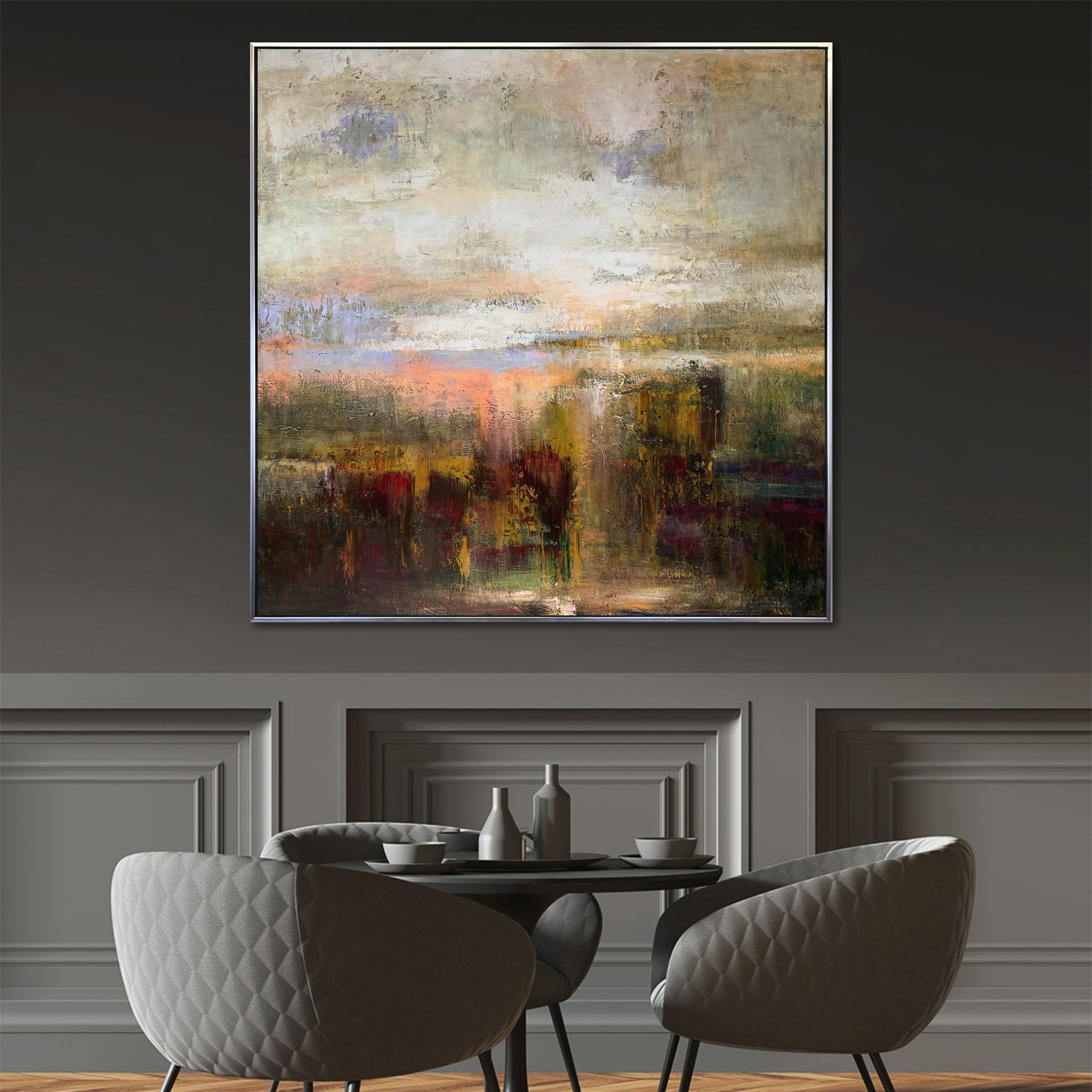 MORNING HUES 50"x50"