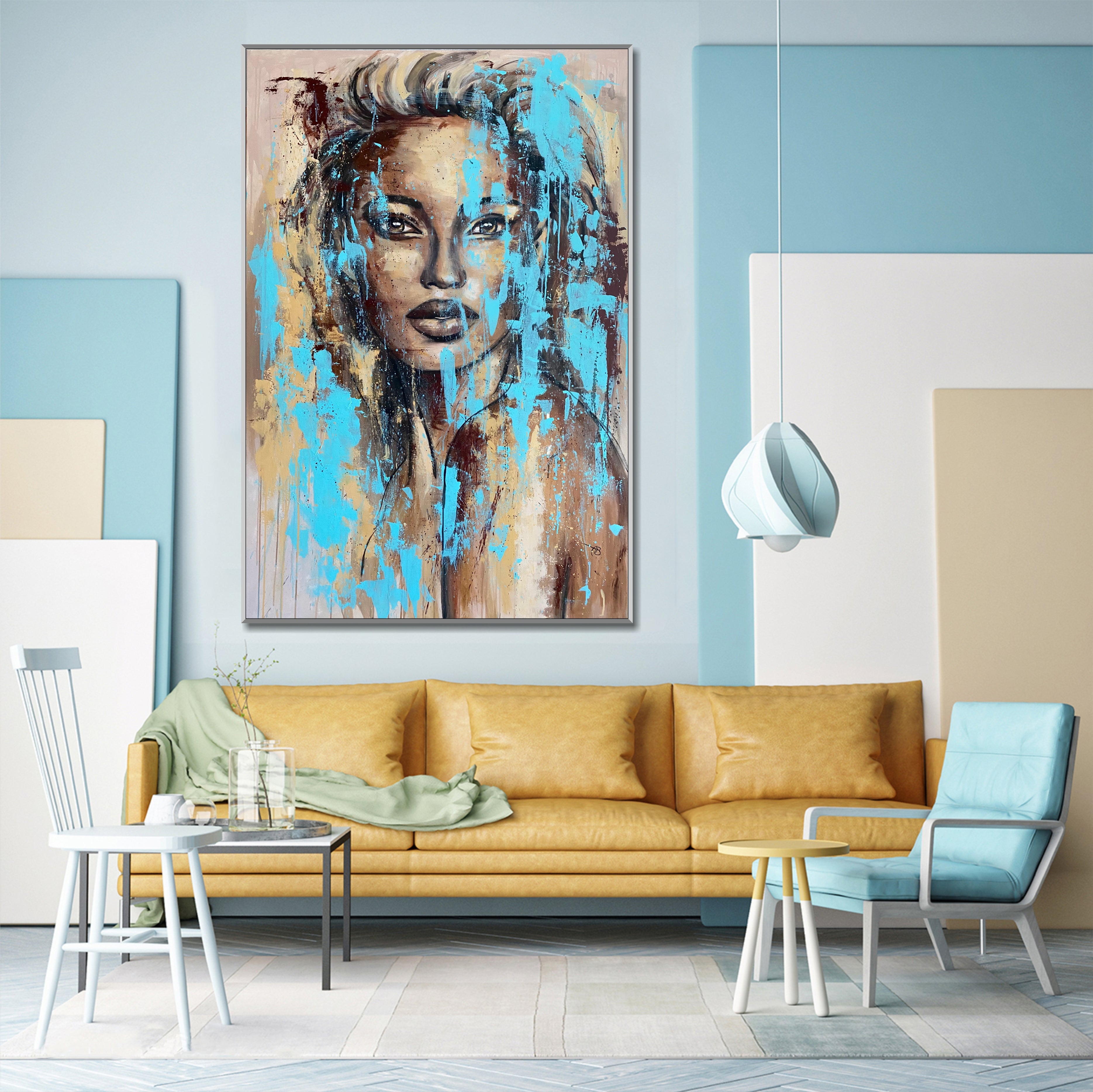 NIGHT WITH THE SMELL OF THE SEA 60"x40"