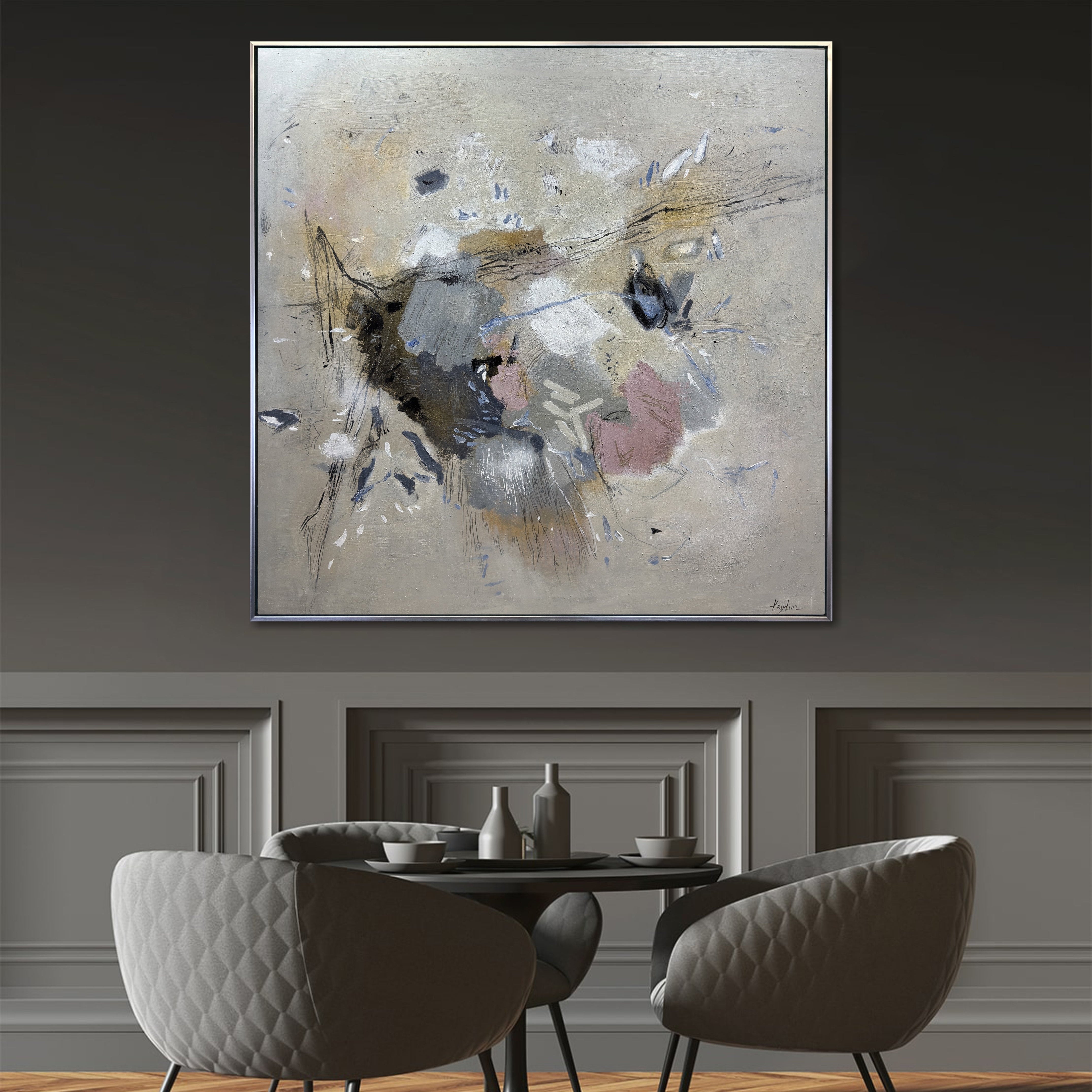 SOFT COLLISION 45.5"x45.5"