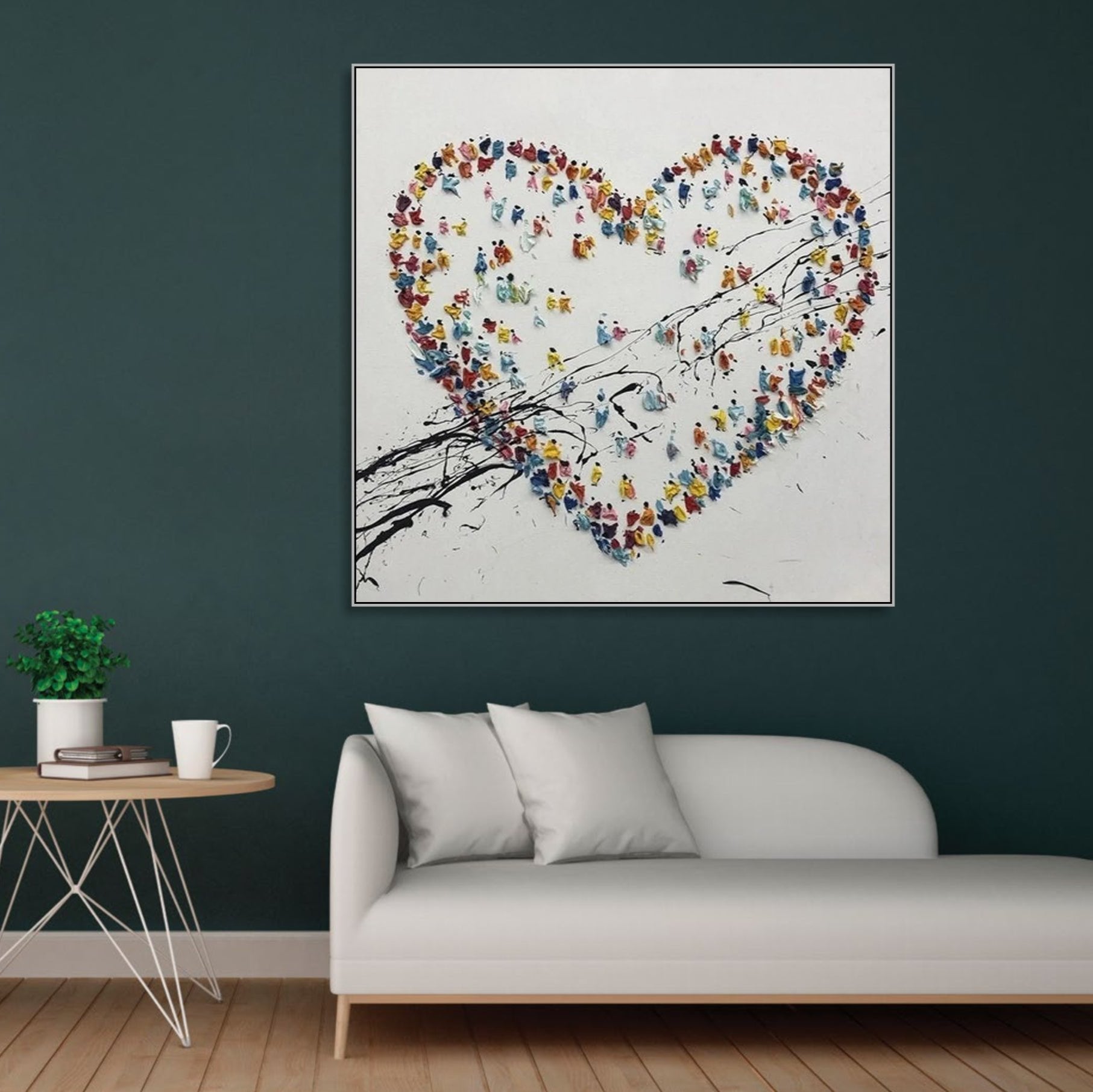 Romantic wall art LOVE CORE